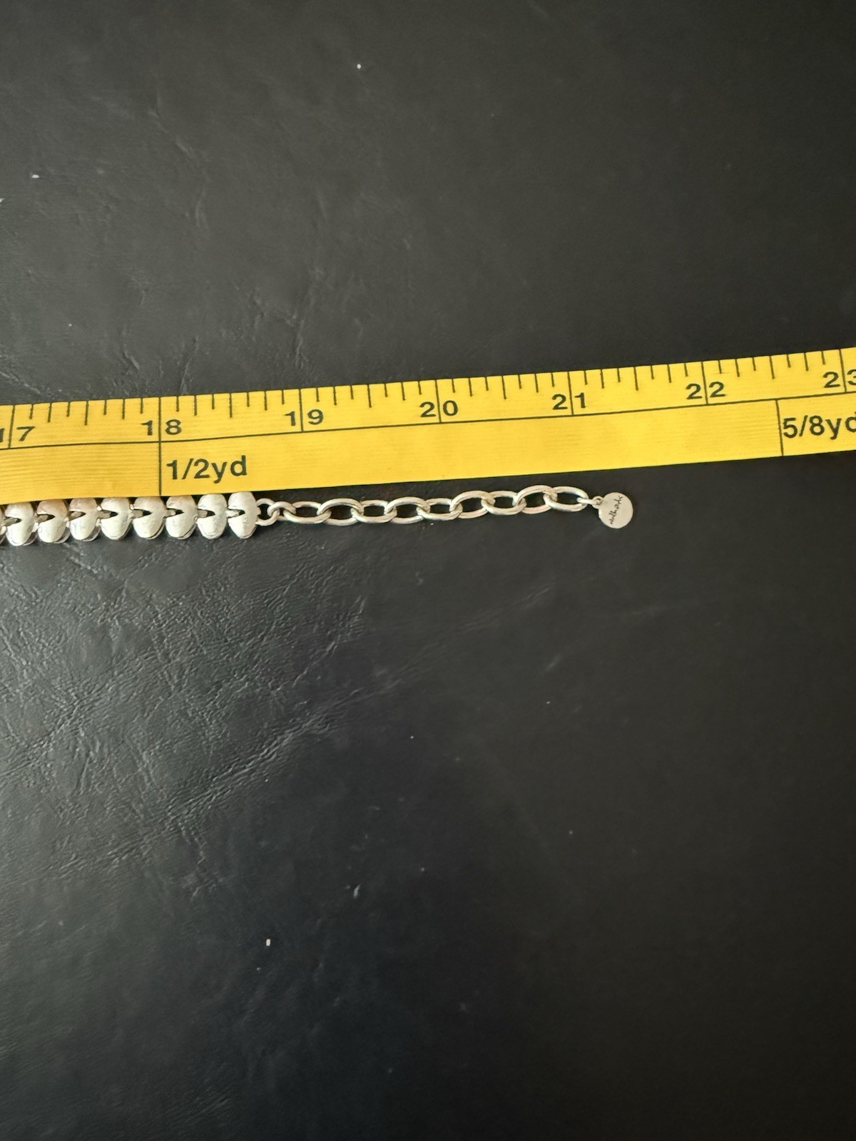 Stella & Dot Belle Vintage Necklace Silver