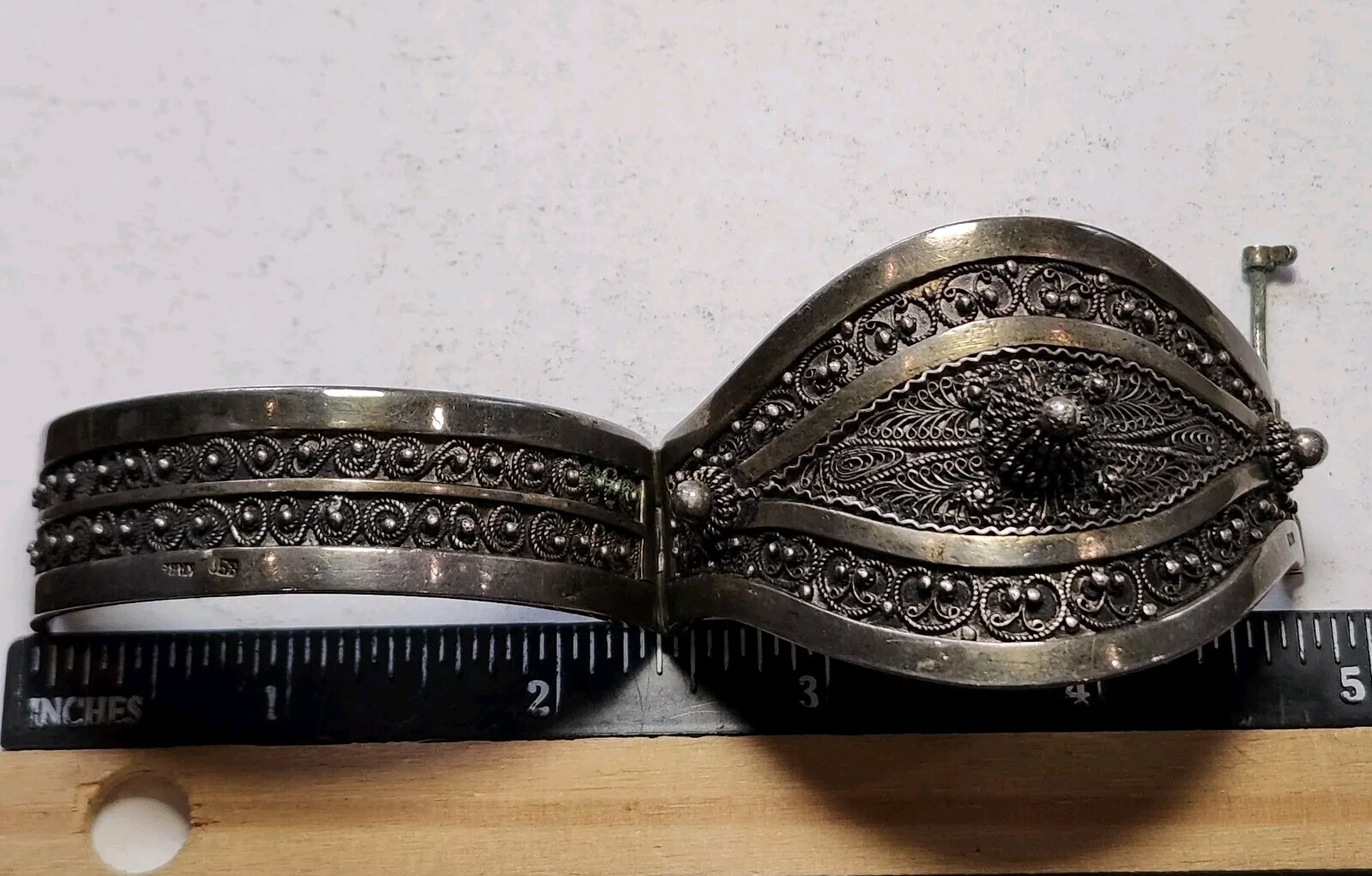 Vintage Berber Bracelet Kabe 850 Silver Morocco