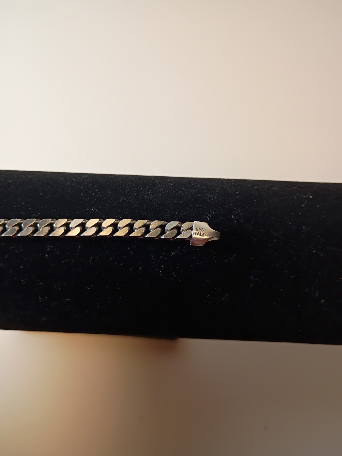 🔥925 Sterling Silver Curb Link Bracelet Italy 8.5 In 16 Gms NEW Condition 🔥
