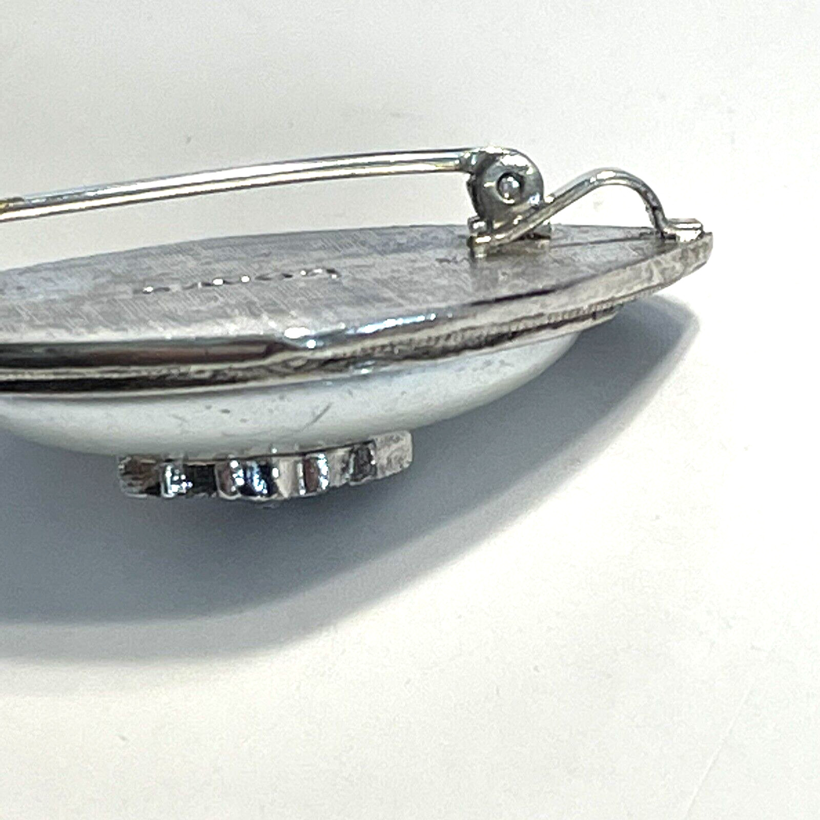 Pair of Silver Tone Brooches Bird & Nest w/Faux Pearl Eggs + Avon Brooch/Pendant