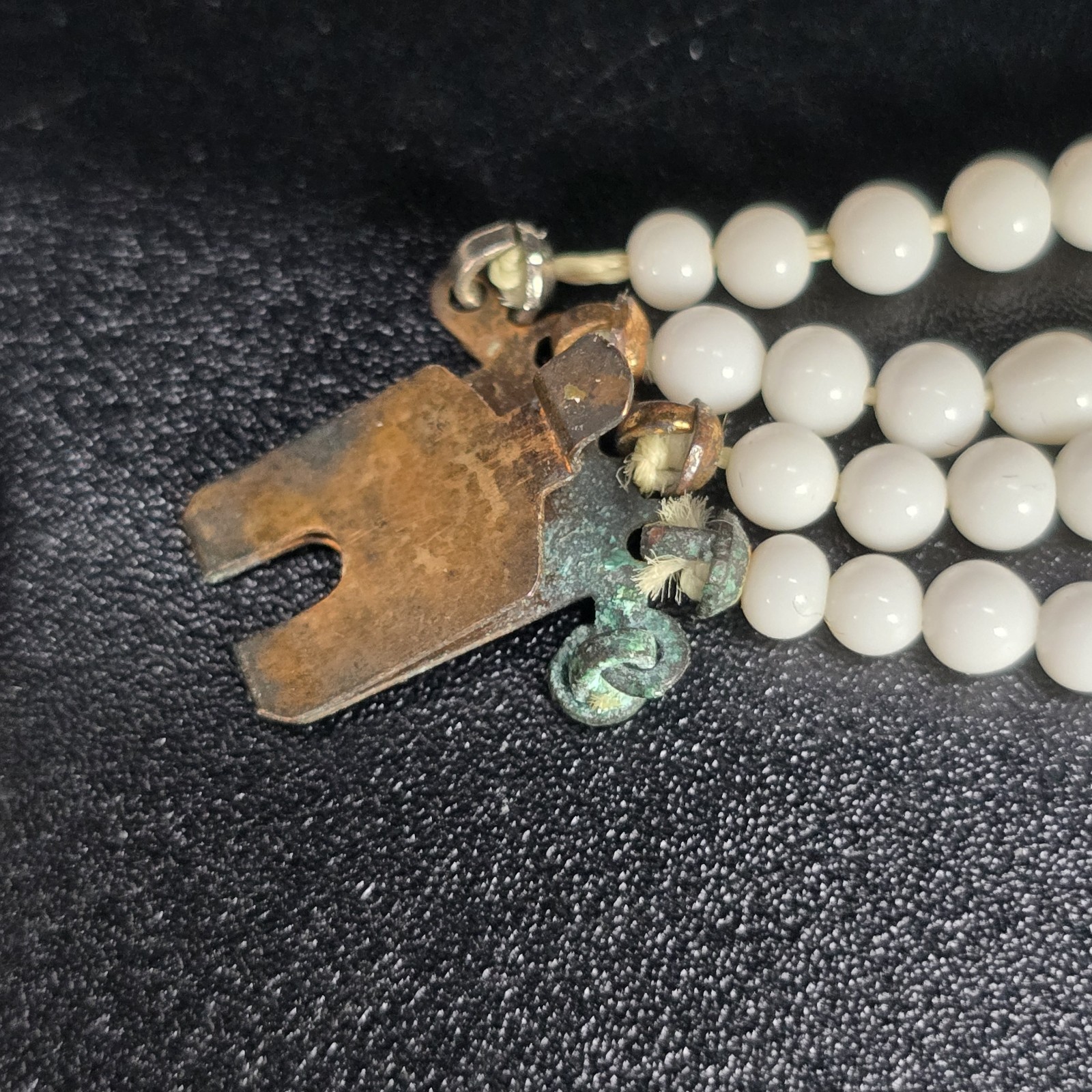 Vintage, Milk Glass And Multi Strand Necklaces, (Lot Of 3) Victorian Granicor