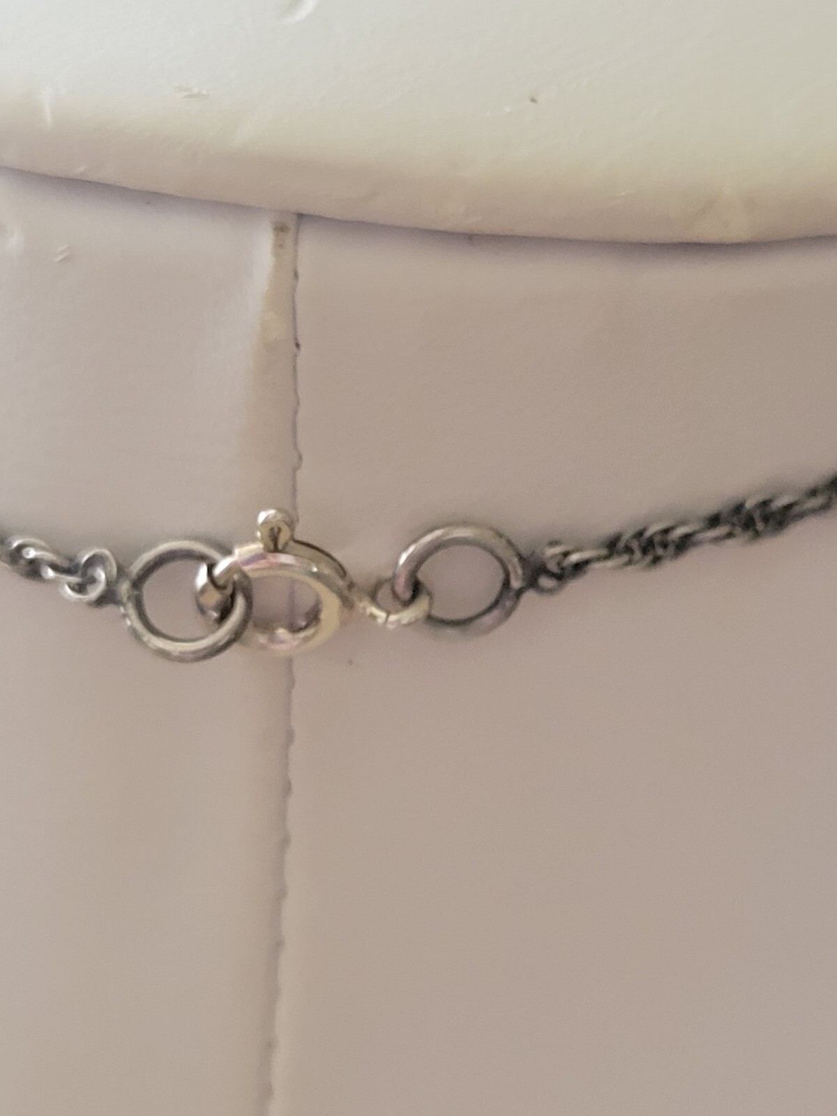 Edwardian/Victorian Style Sterling/Marcasite/ Angel Skin Coral Station Necklace