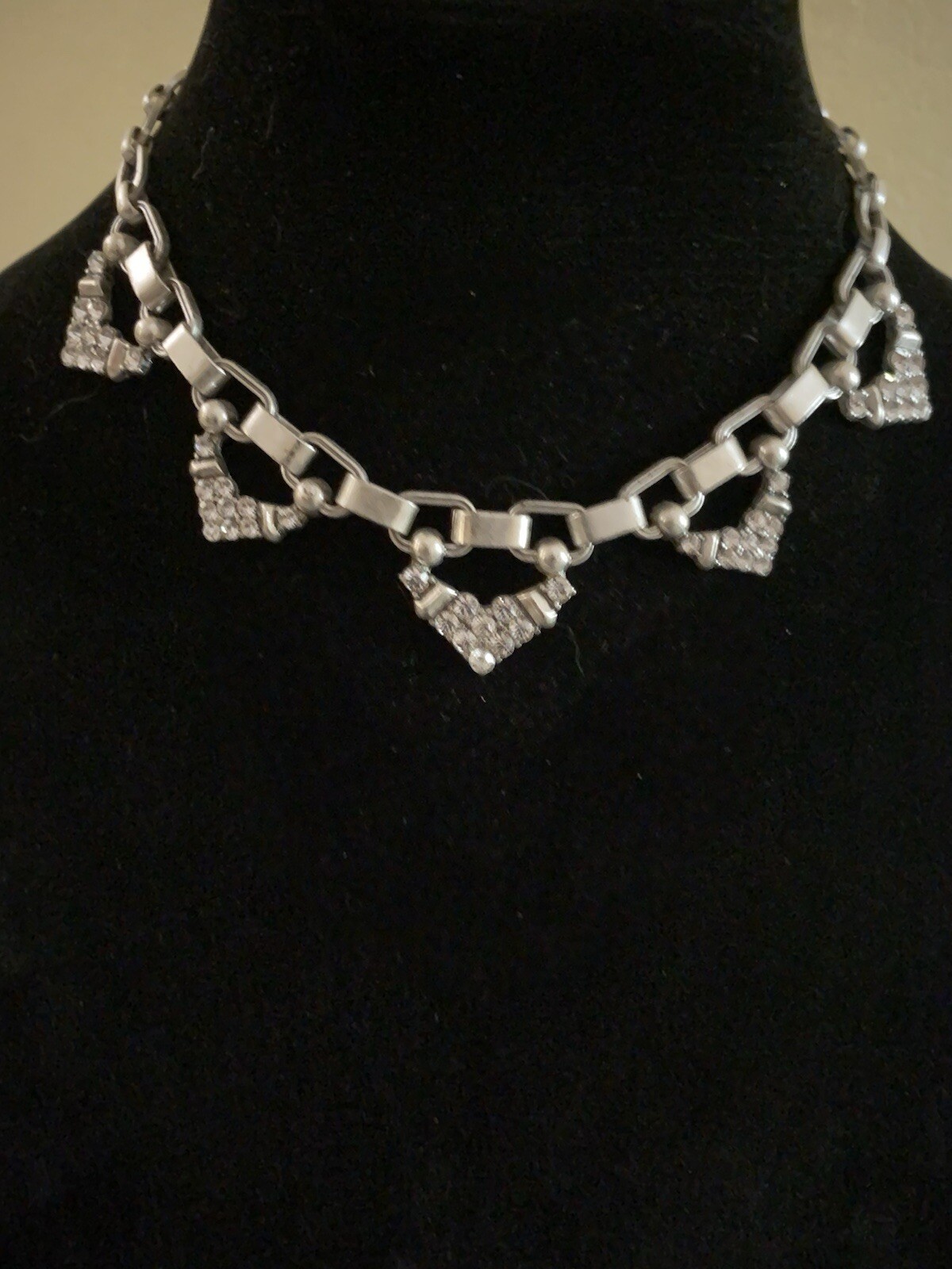 Stella & Dot Geometric Rhinestone Choker