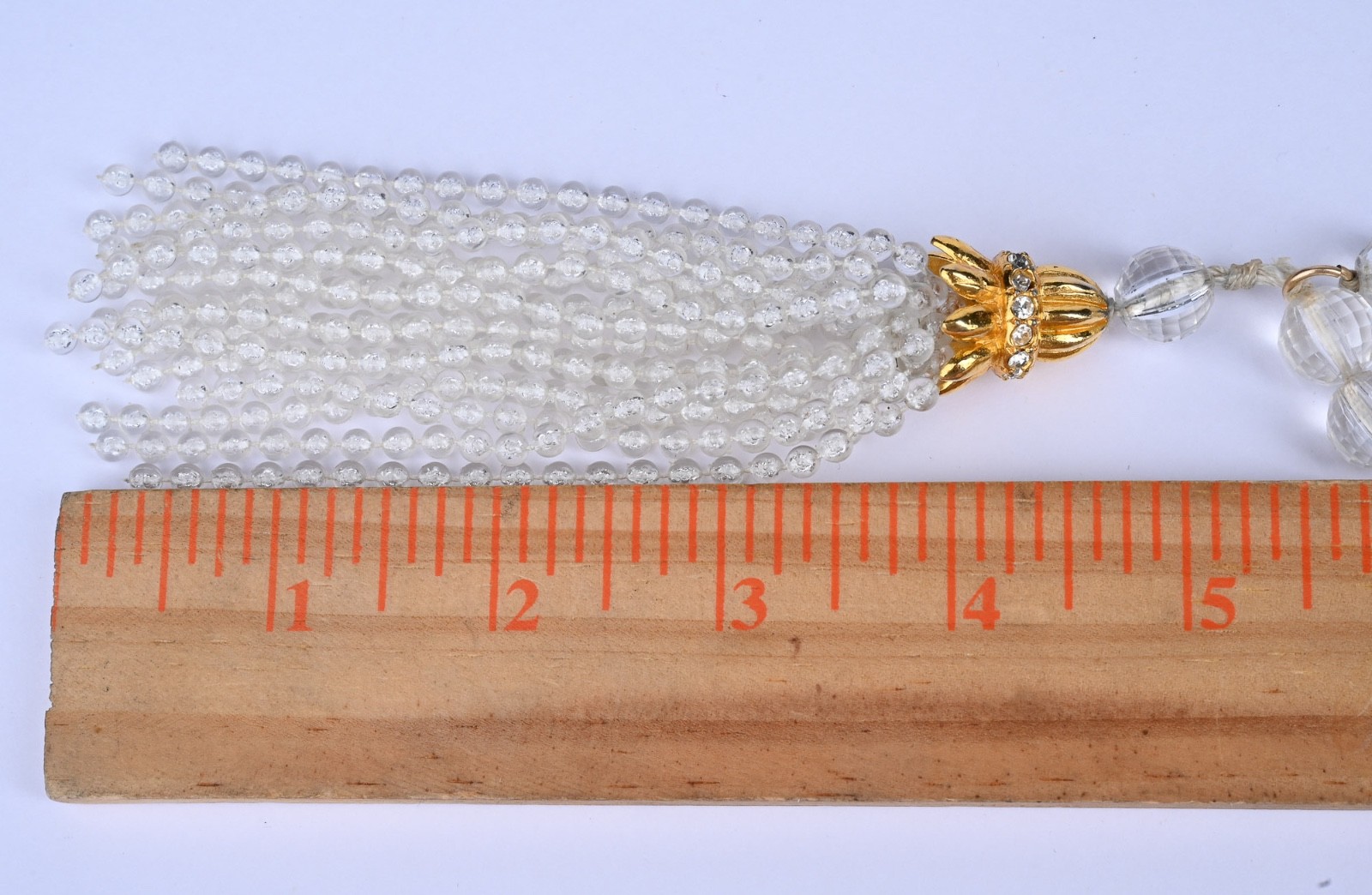 Vintage Tassel Beaded Statement Necklace
