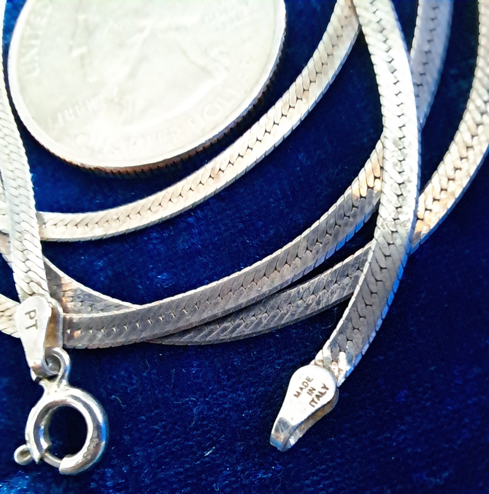 Vintage Puffy Heart Pendant Necklace Etched Design Included SS Chain 925