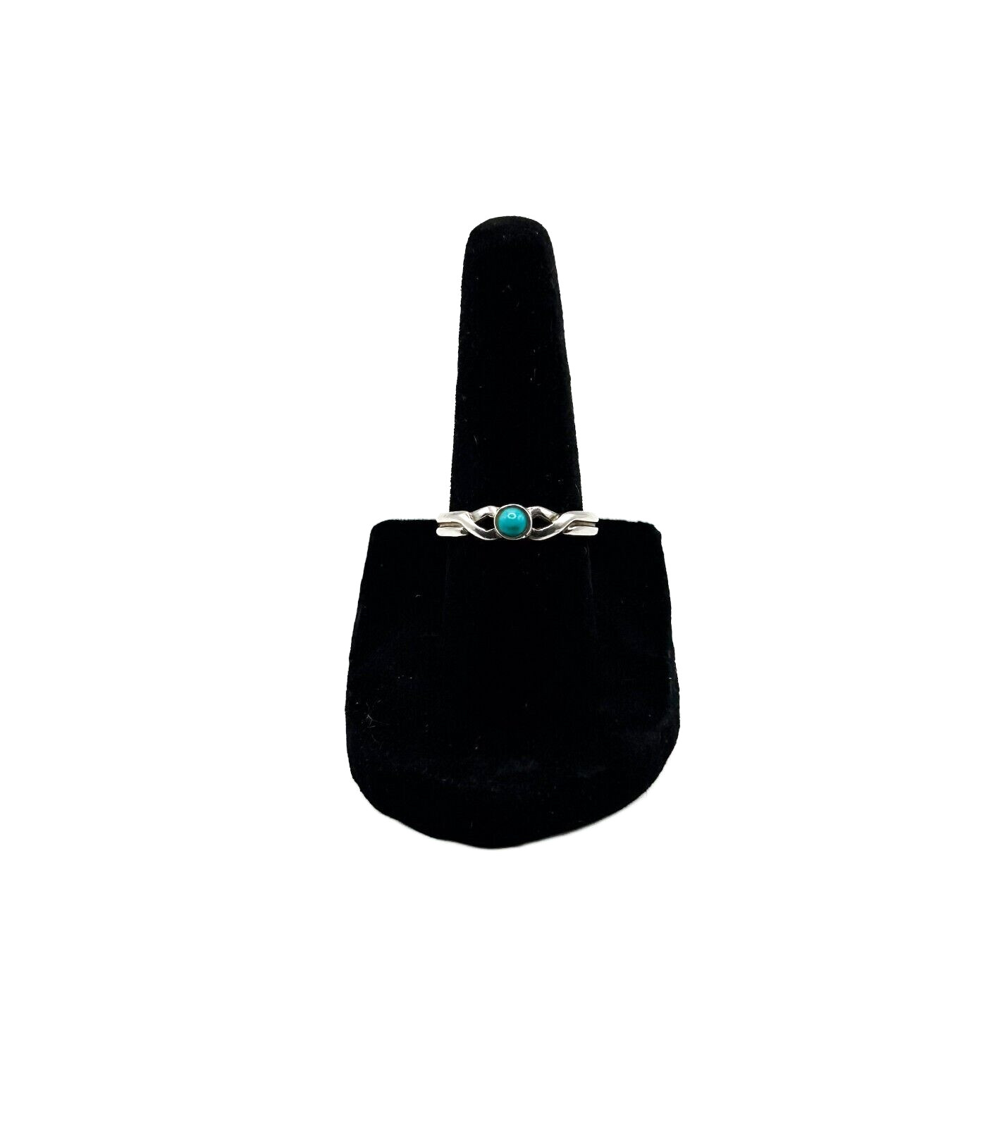 Vintage Sterling Silver 925 Ring w/ Possible Turquoise Center Stone, Size 7