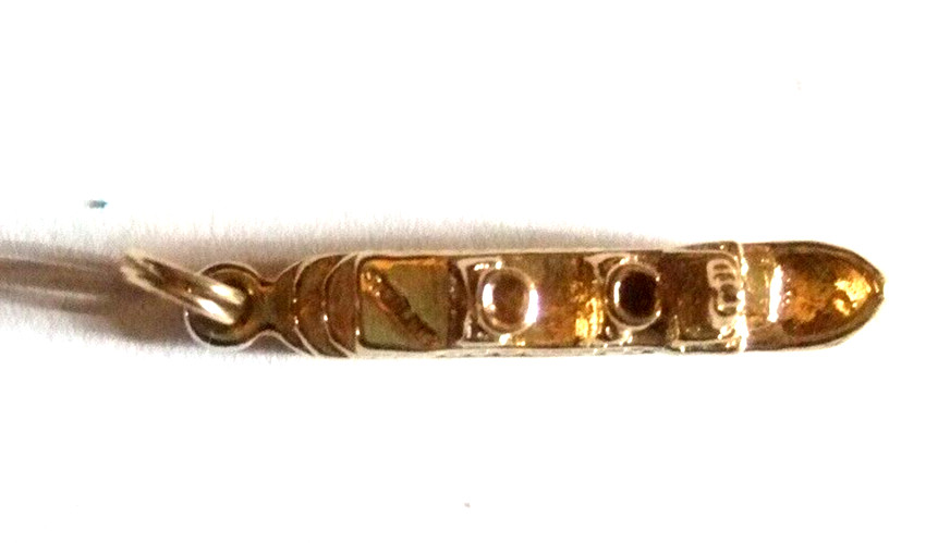Ocean Liner Charm Gold Plated Sterling Ship Charm for Bracelet Vintage Charm