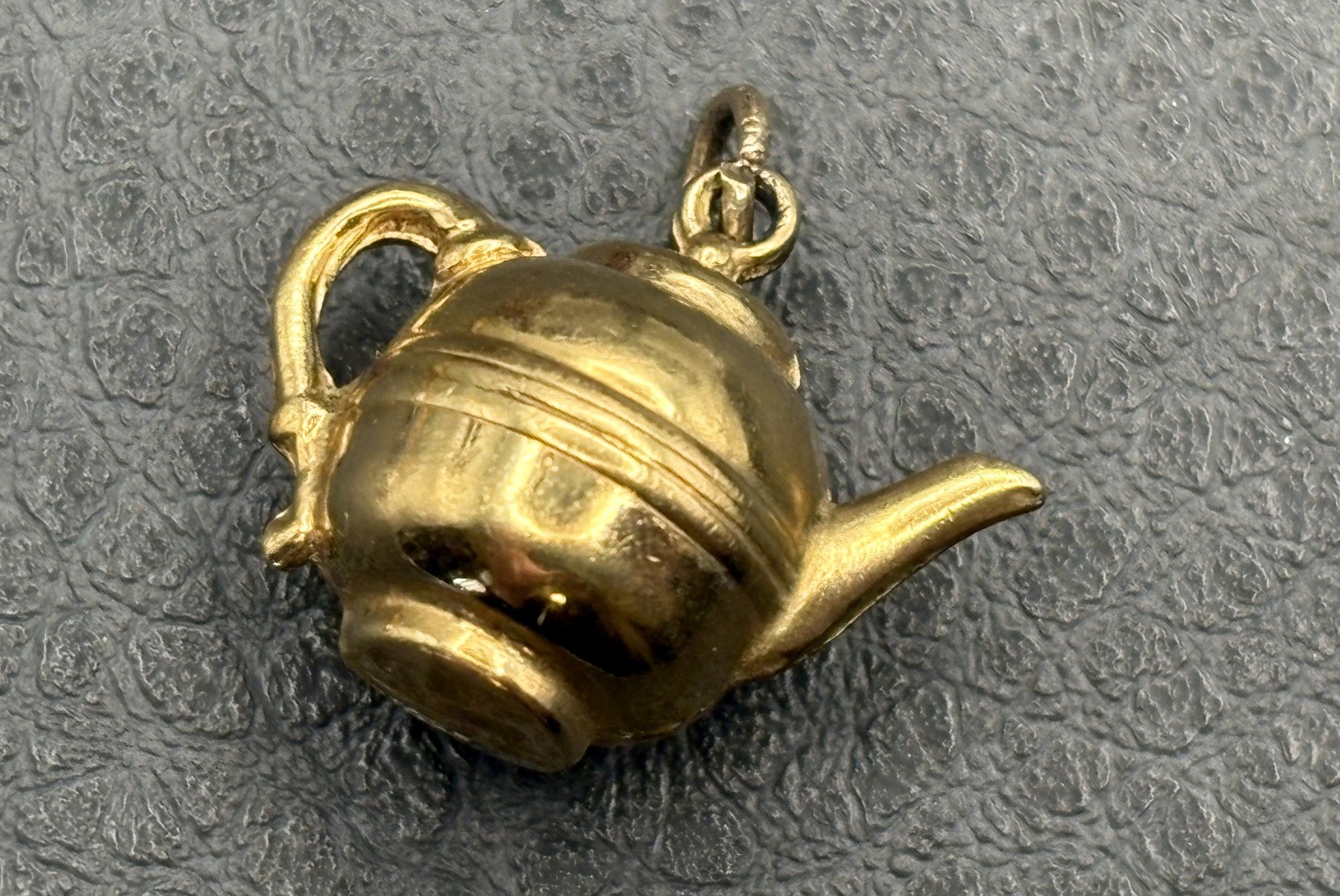 Vintage 12K Gold Filled 3D Teapot Charm Or Pendant Figural