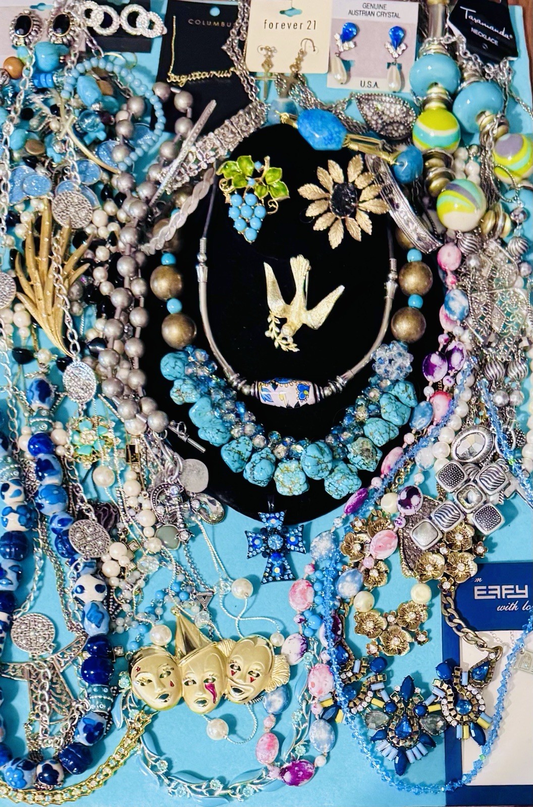 Vintage High End Costume Jewelry Sterling Mamselle CORO Monet Austria EFFY AJMC