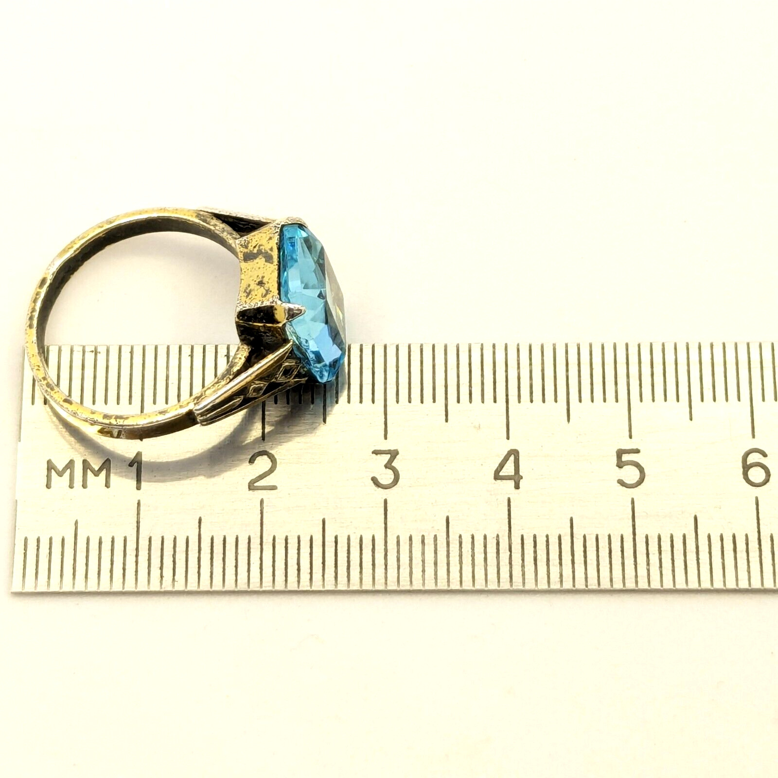 Vintage Luxury Soviet Silver RING ⭐875 stamp Star USSR size: 8US (18.5mm) | #100