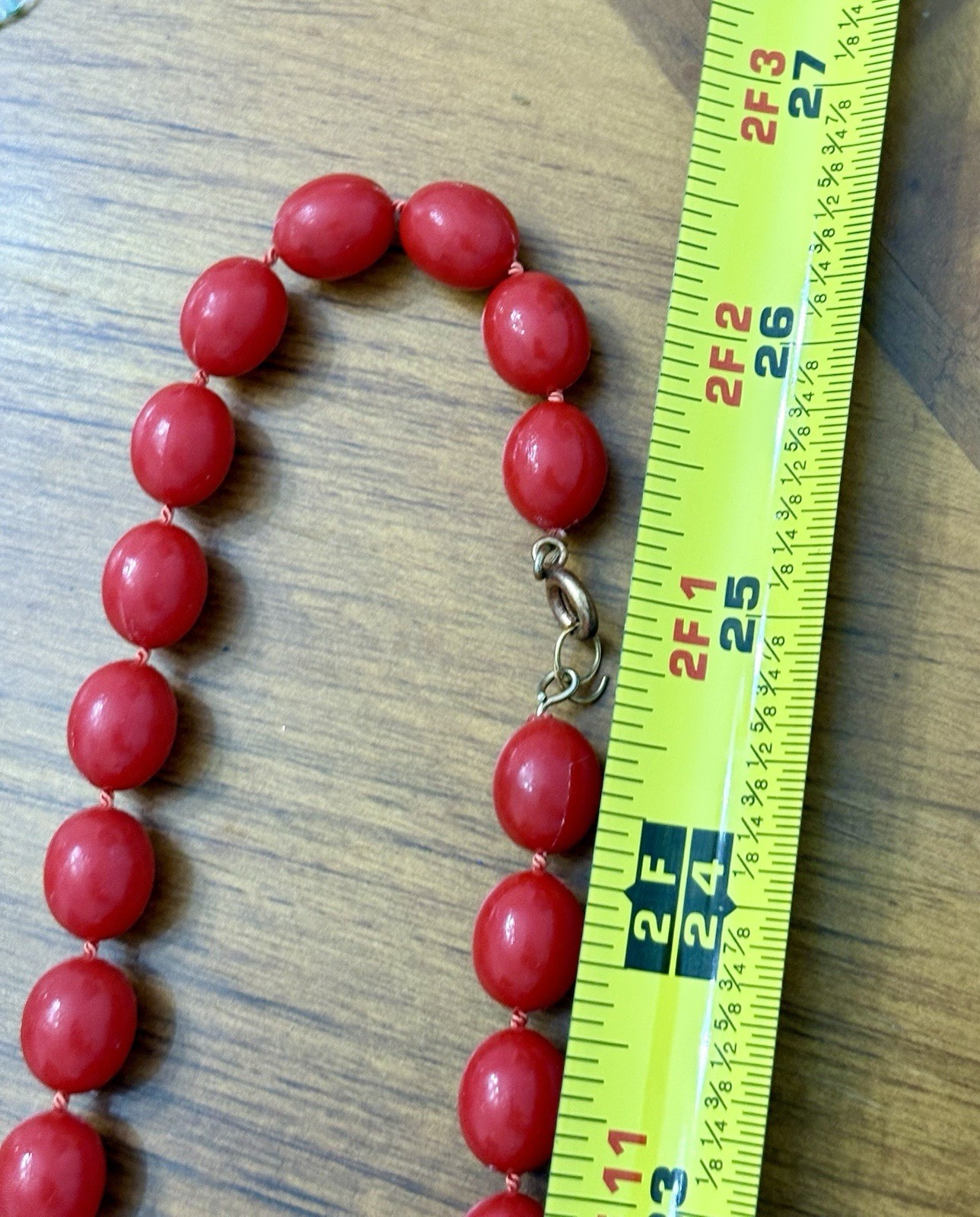 Vintage 1930 – 1960 Plastic Single Strand Beaded Necklace Lot MCM Art Deco