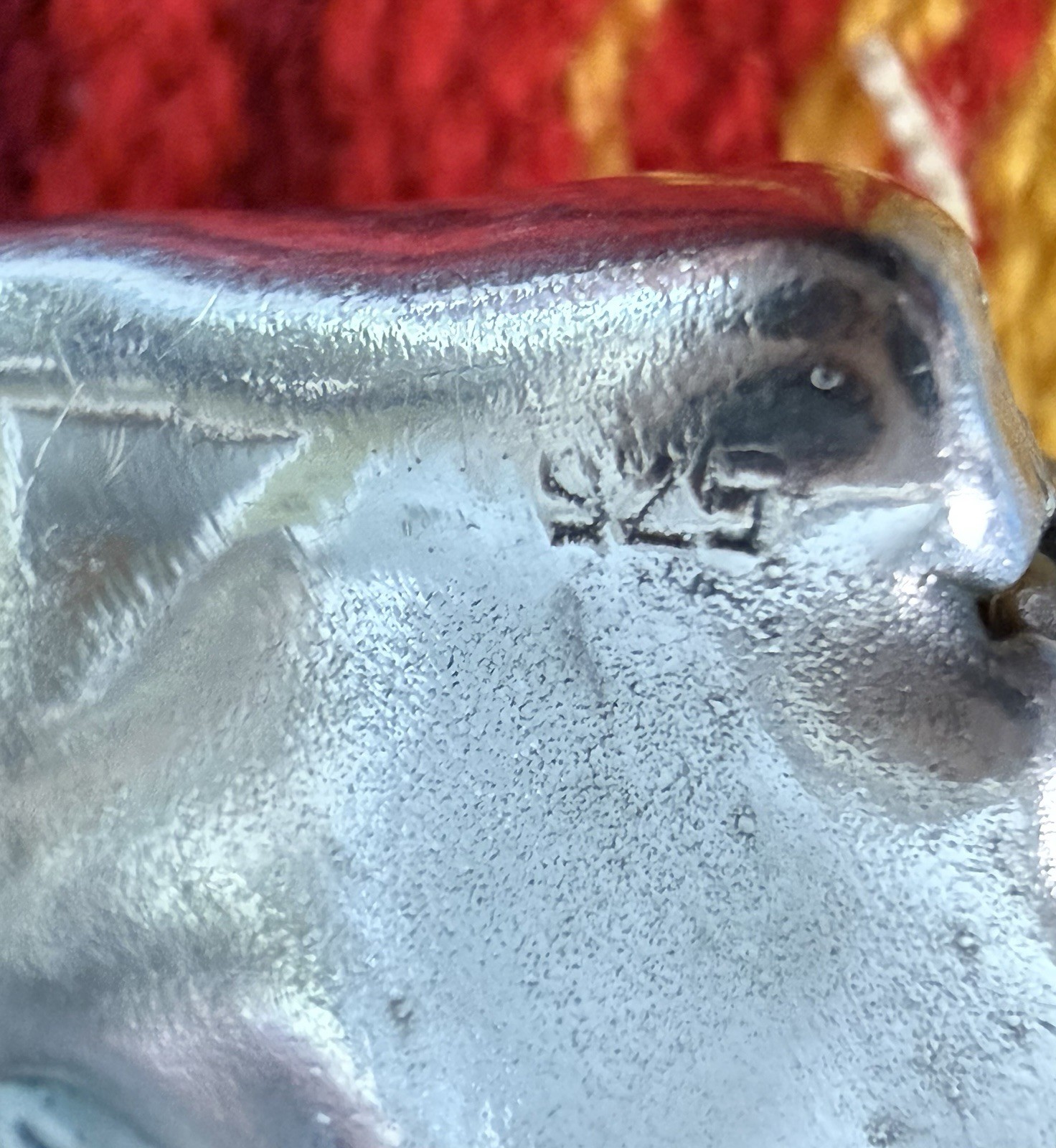 Vintage Modernist Sculpted Electroform Sterling Silver Clip-On Earrings 18.9g