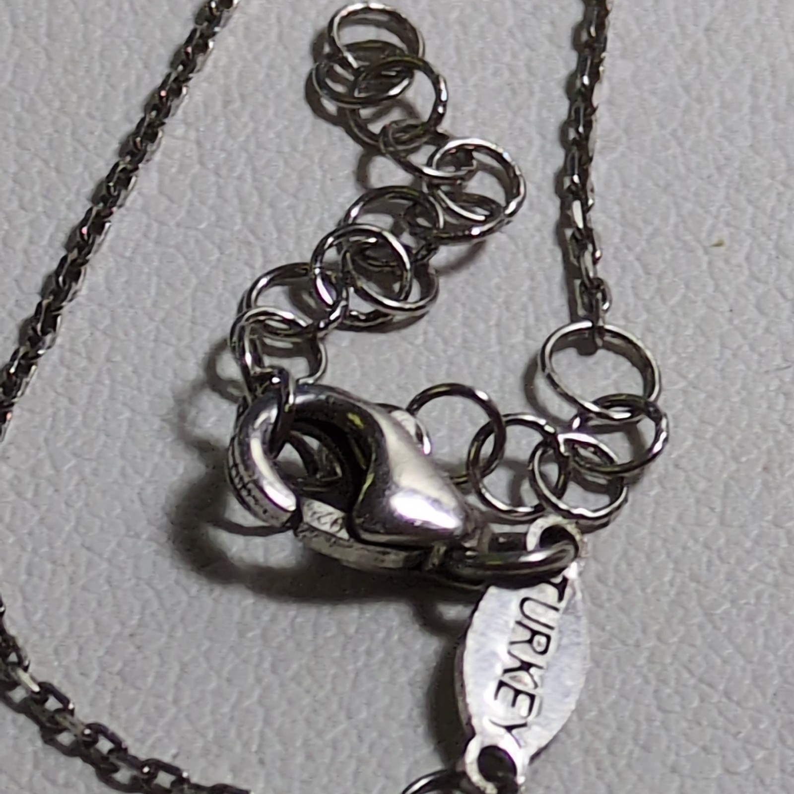 Celestial 925 Silver Crystal North Star Double Layered Chain Necklace 14-16″