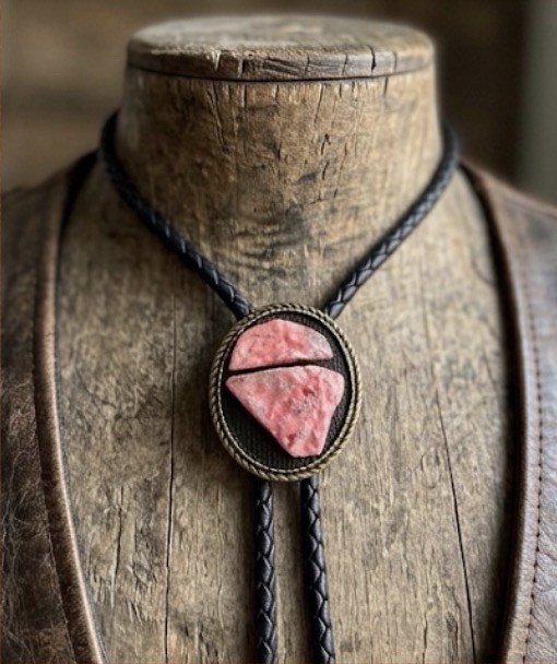 Bolo Tie Mens Wedding Necklace Leather Rope Western Cowboy Style