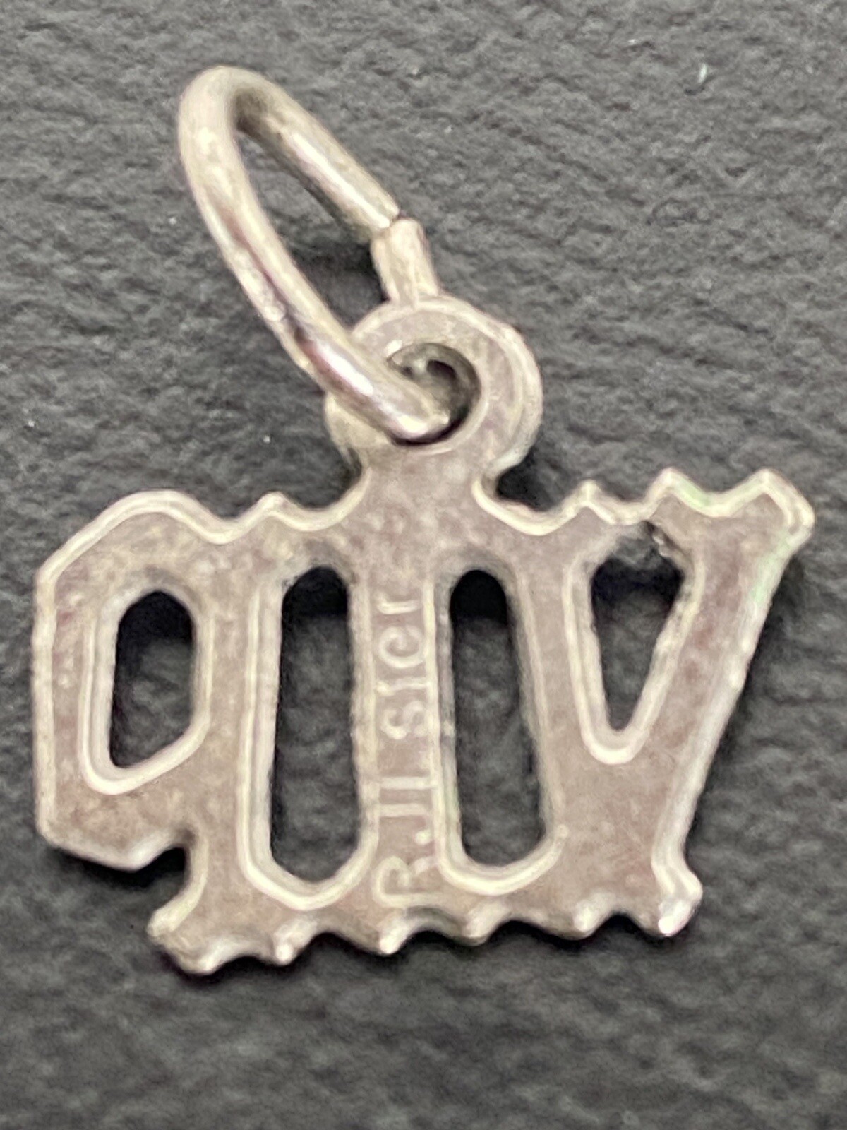 Vintage Sterling Slver Charm VIP Very Important Person