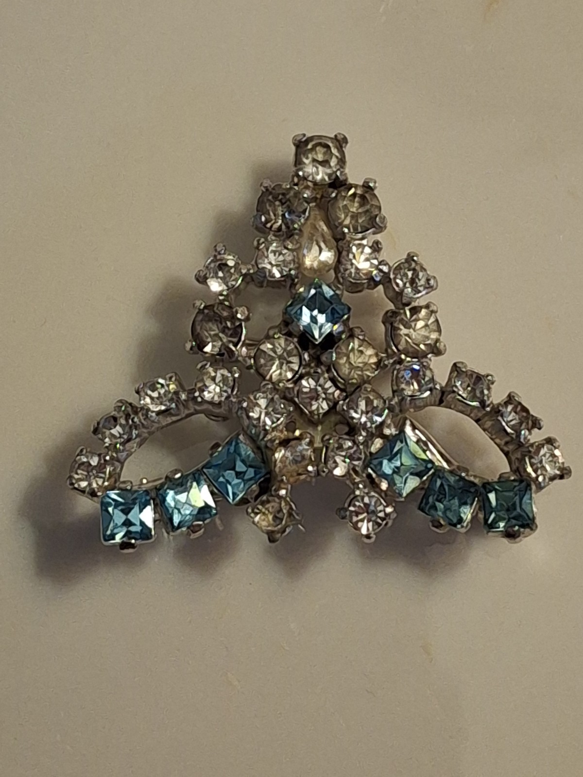ISKIN Modular 3-in-1 Piece Convertible Brooch Pin & Clip Earrings 1940 Art Deco