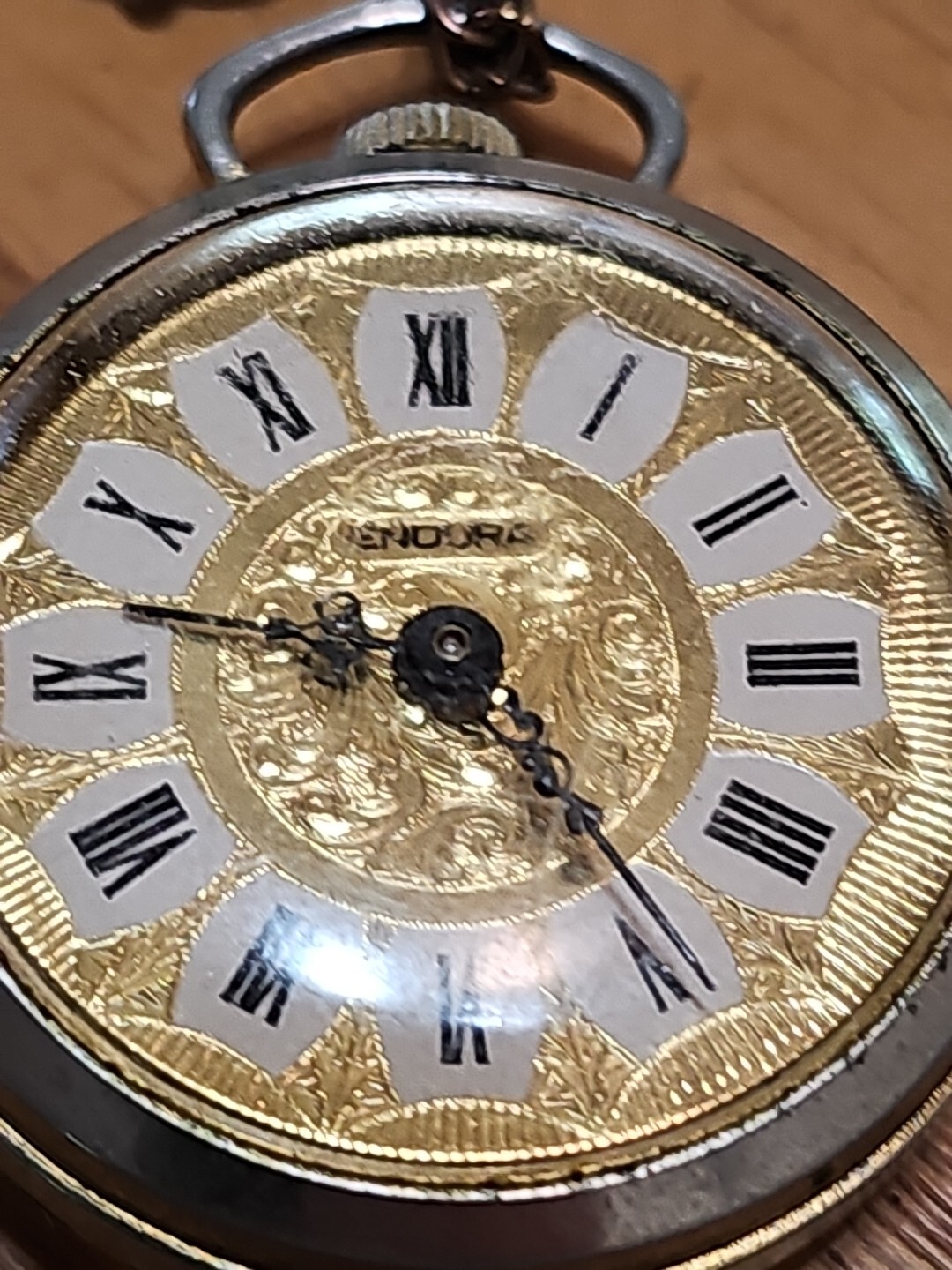 Endura Pocket Or Pendant Watch. Vintage For Parts Or Repair