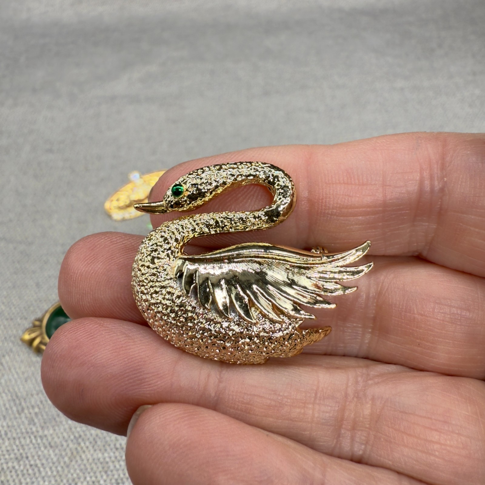 Vintage Brooch Lot 7 Brooches Rhinestones Some Signed Monet Jerrys Coro