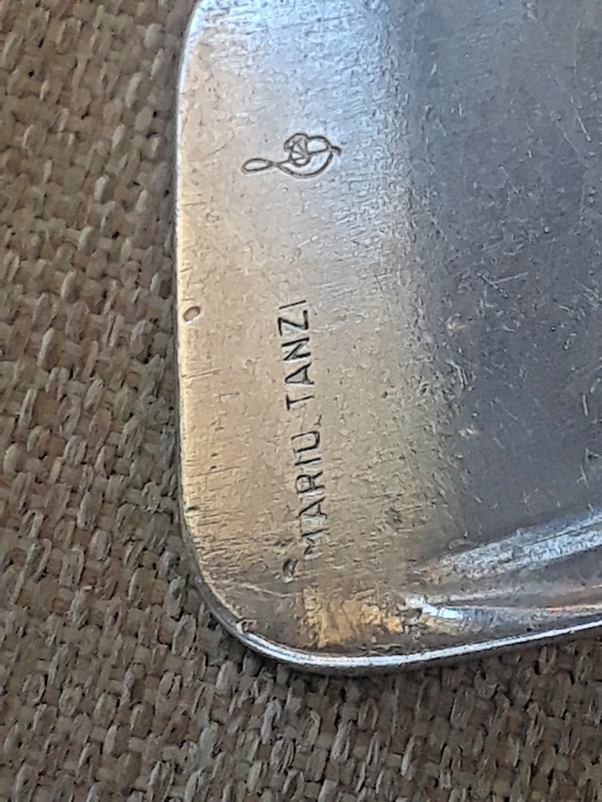 Rare Vintage Mario Tanzi Sterling Cuff Bracelet about 7.5″, 1-1/4″ gap 46.5gr