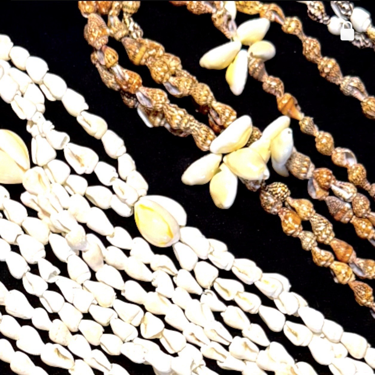 Vtg Seashell Necklaces & Leis Collection Lot Of 6 Hawaii Style Garlands N
