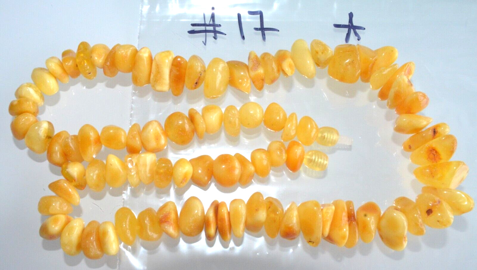 44gr RUSSIAN SOVIET BALTIC AMBER BEAD NECKLACE 琥珀 BRACELET STONE PENDANT EARRING