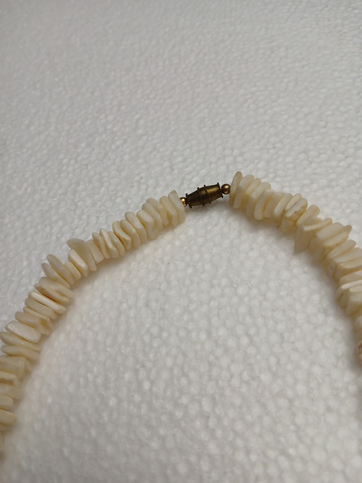Puka Shell Chips Necklace 3 Pc Statement Necklace, Wrist & Ankle Bracelets