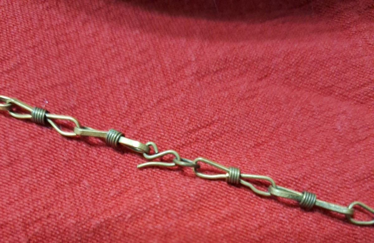 Vintage Victorian Faceted RED Pendant Necklace Non Magnetic