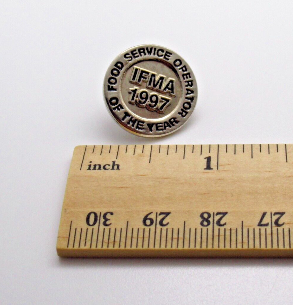 Vintage 1997 IFMA Lapel Pin Food Service Operator of the Year Award