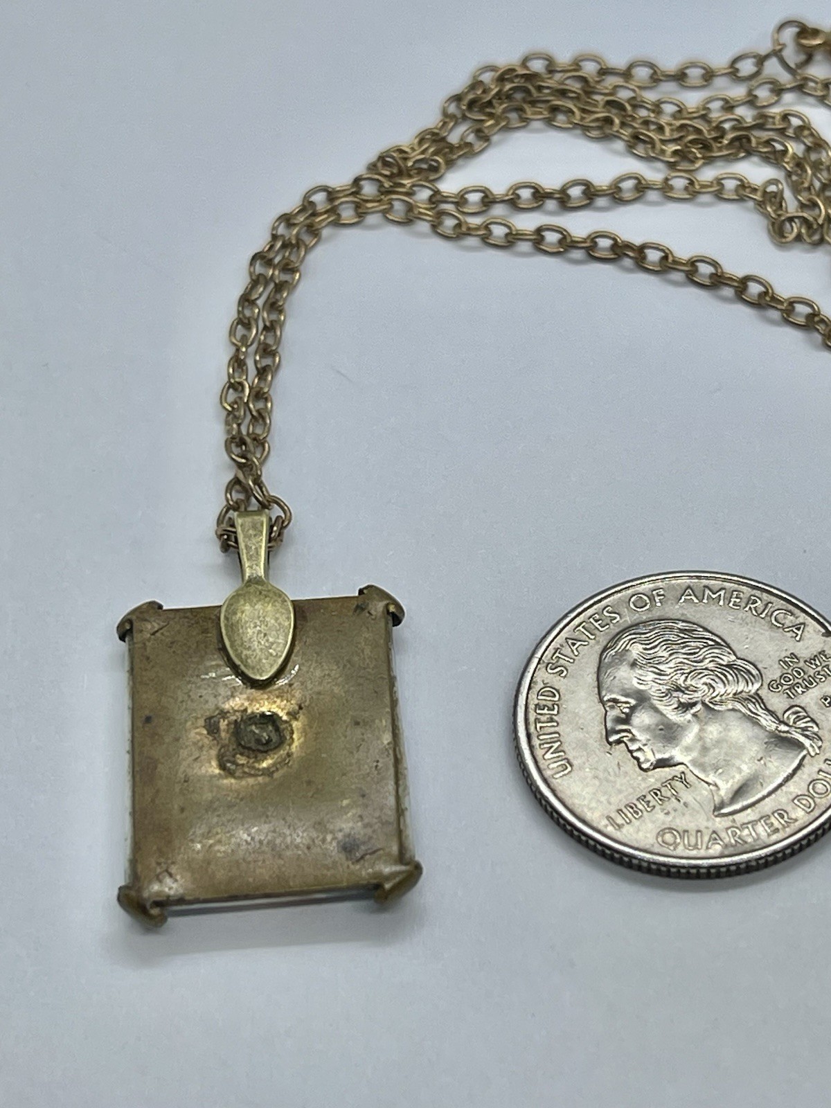 Victorian Art Nouveau Hand Painted Neapolitan Fisher Boy Portrait Pendant AS IS