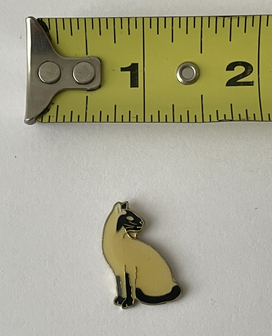 Vintage Cat Kitten Lapel Pin, Brooch, Hat Pin, Approximately 1980s – Lot Of 2