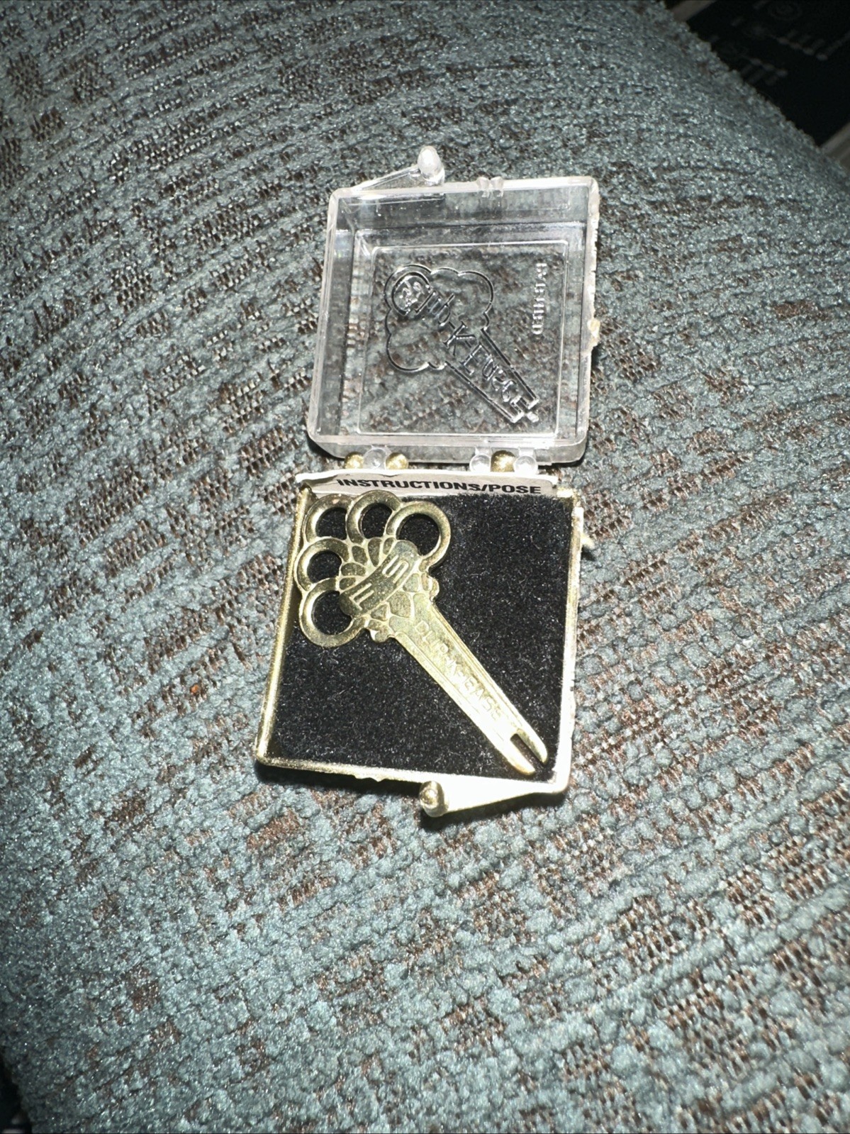 HTF Rare VTG Clip K-Ease Tension Collectible Key to Adjust Clip Earrings