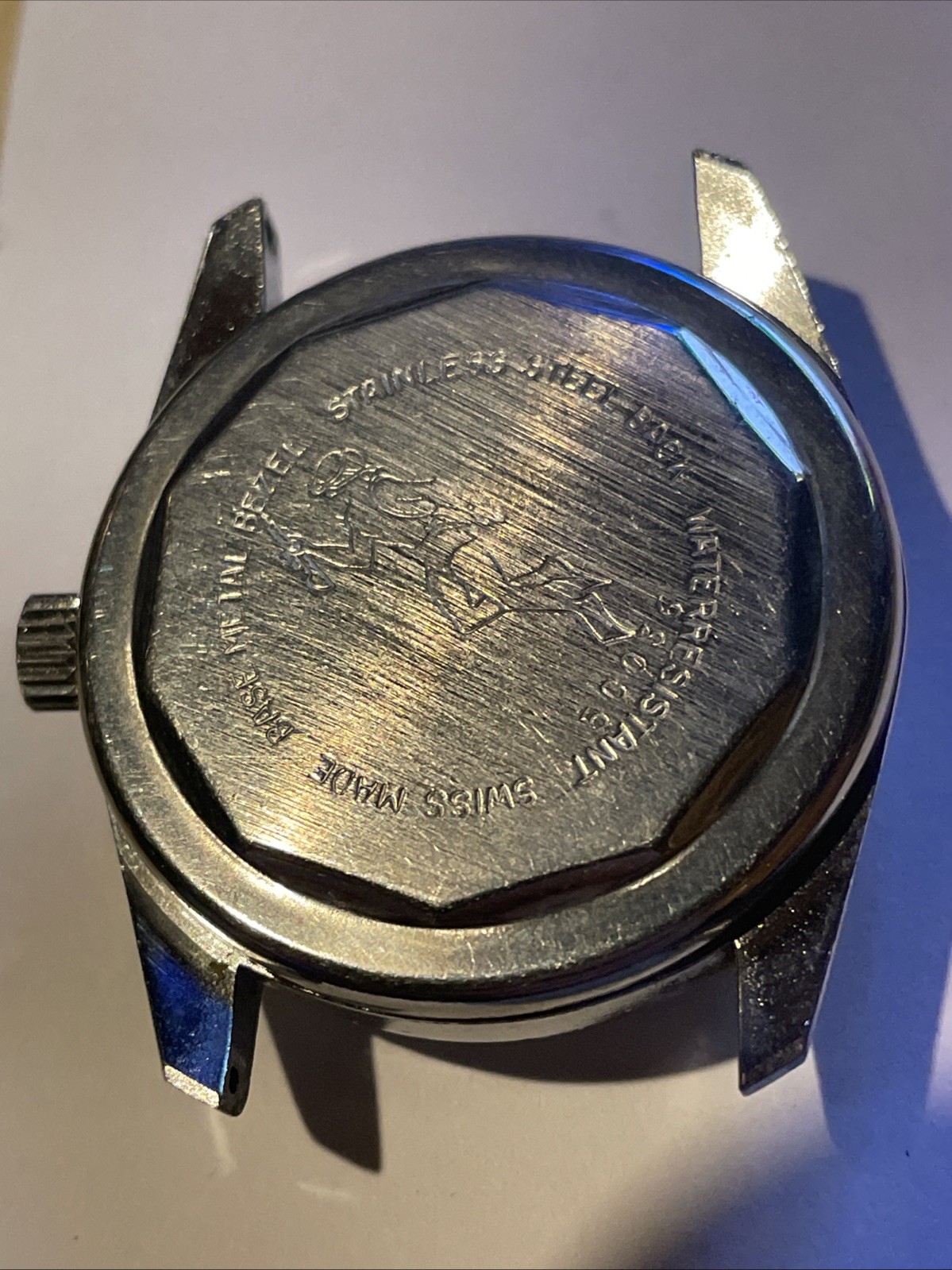 Diver Lucerne 5 ATM Steel Vintage Old Stock Manual Winding 33mm Read Description