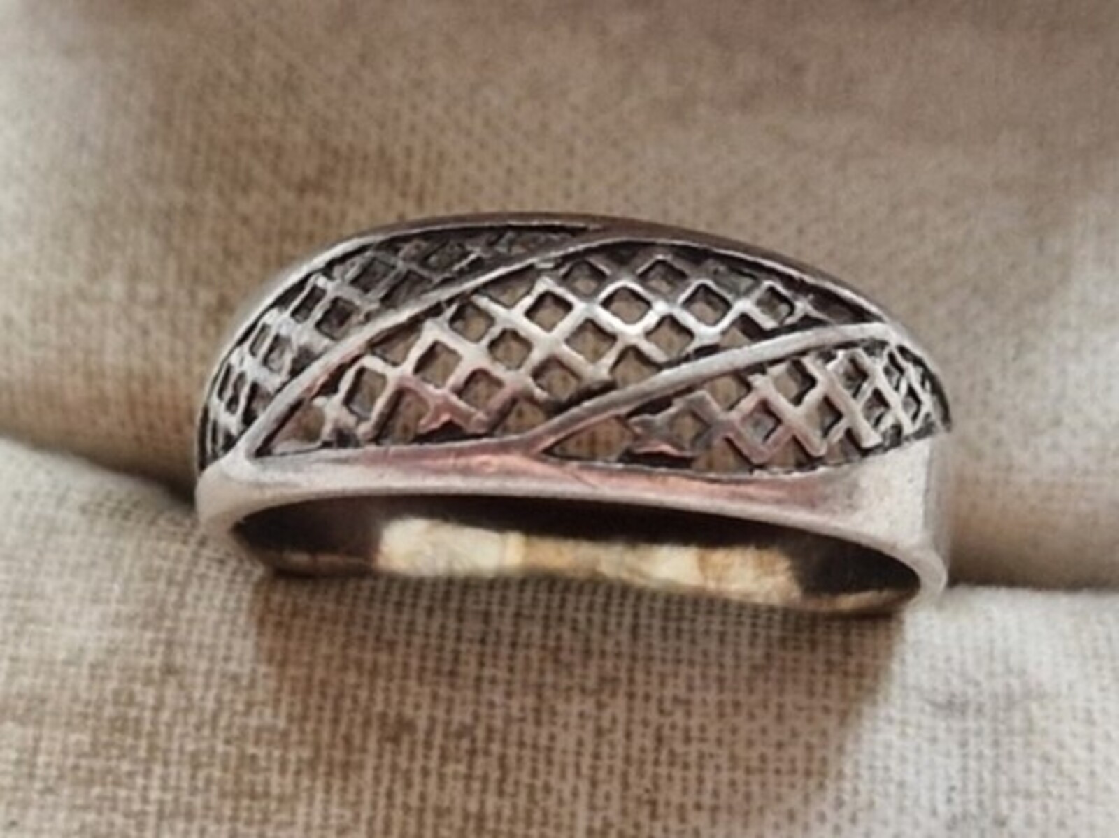 Vintage Soviet USSR ring sterling silver 925 ⭐ Size 8 Weight 2.4 g.