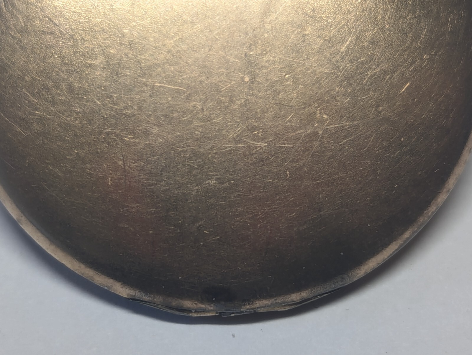 VINTAGE GOLD FILLED PHOTO PICTURE LOCKET PENDANT MONO ABOUT 1 10/16″ WIDE