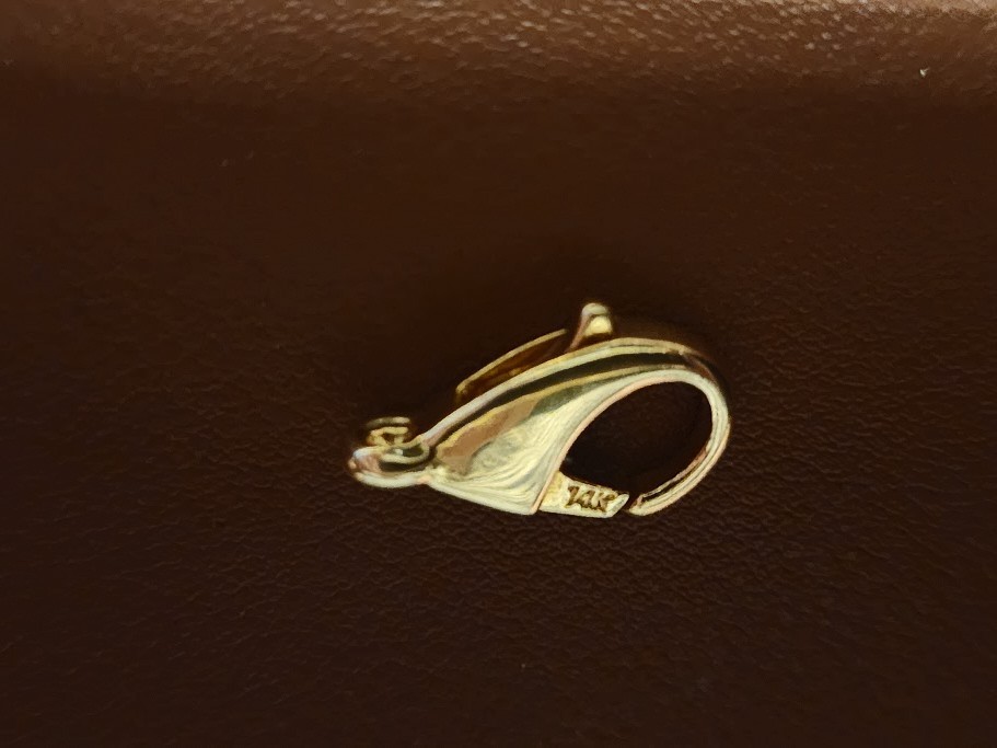 Big 14K Yellow Gold Lobster Claw Clasp 18.50 x 11 x 4mm