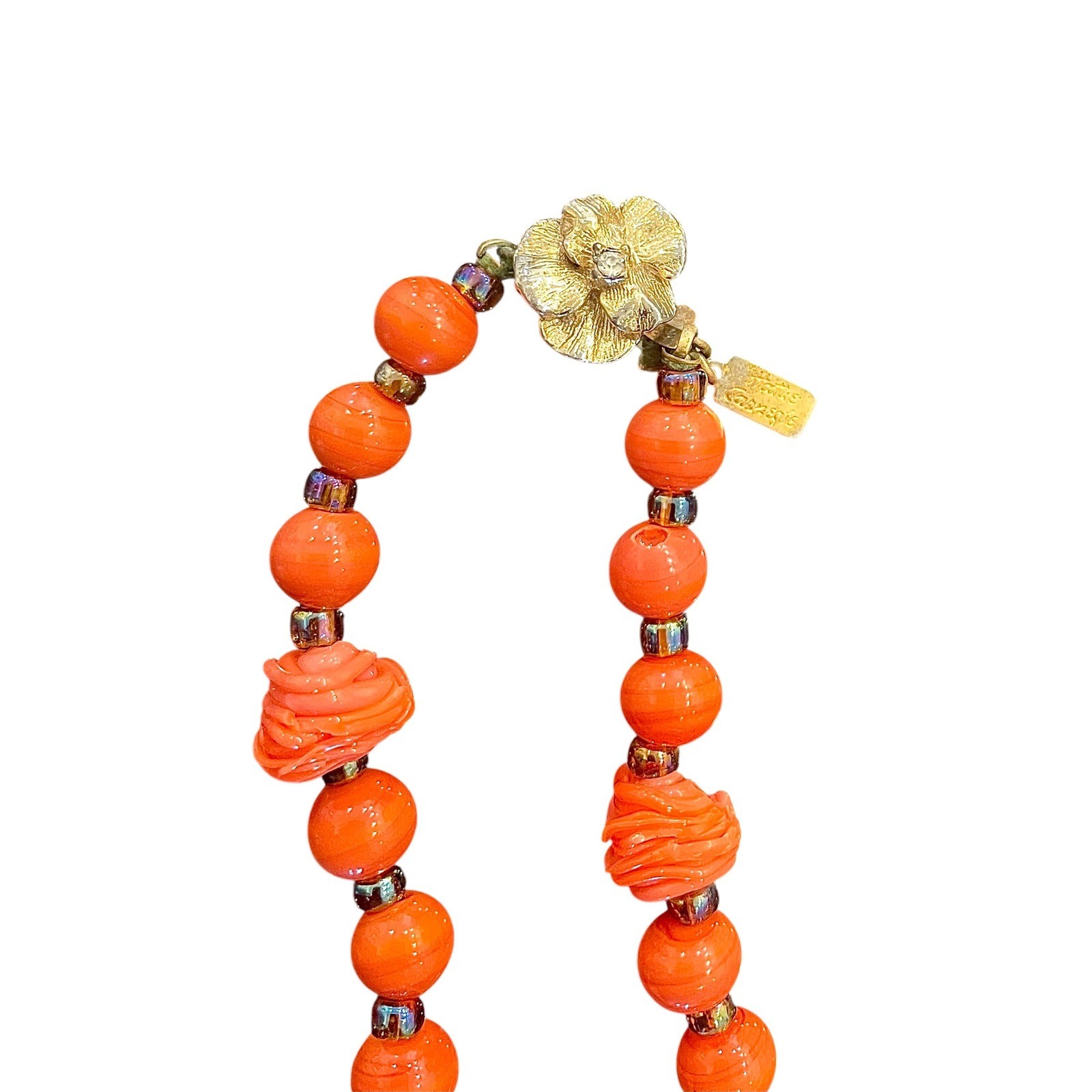 Hattie Carnegie Glass Bead Necklace