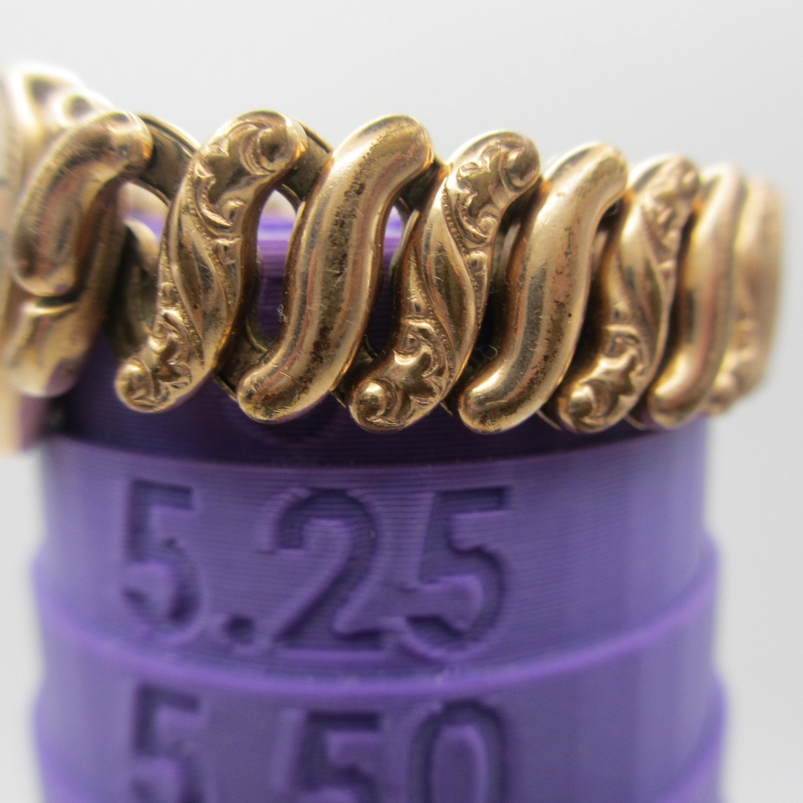 Pitman Keeler American Queen Expansion Bracelet WWII Era Sweetheart Etched Heart
