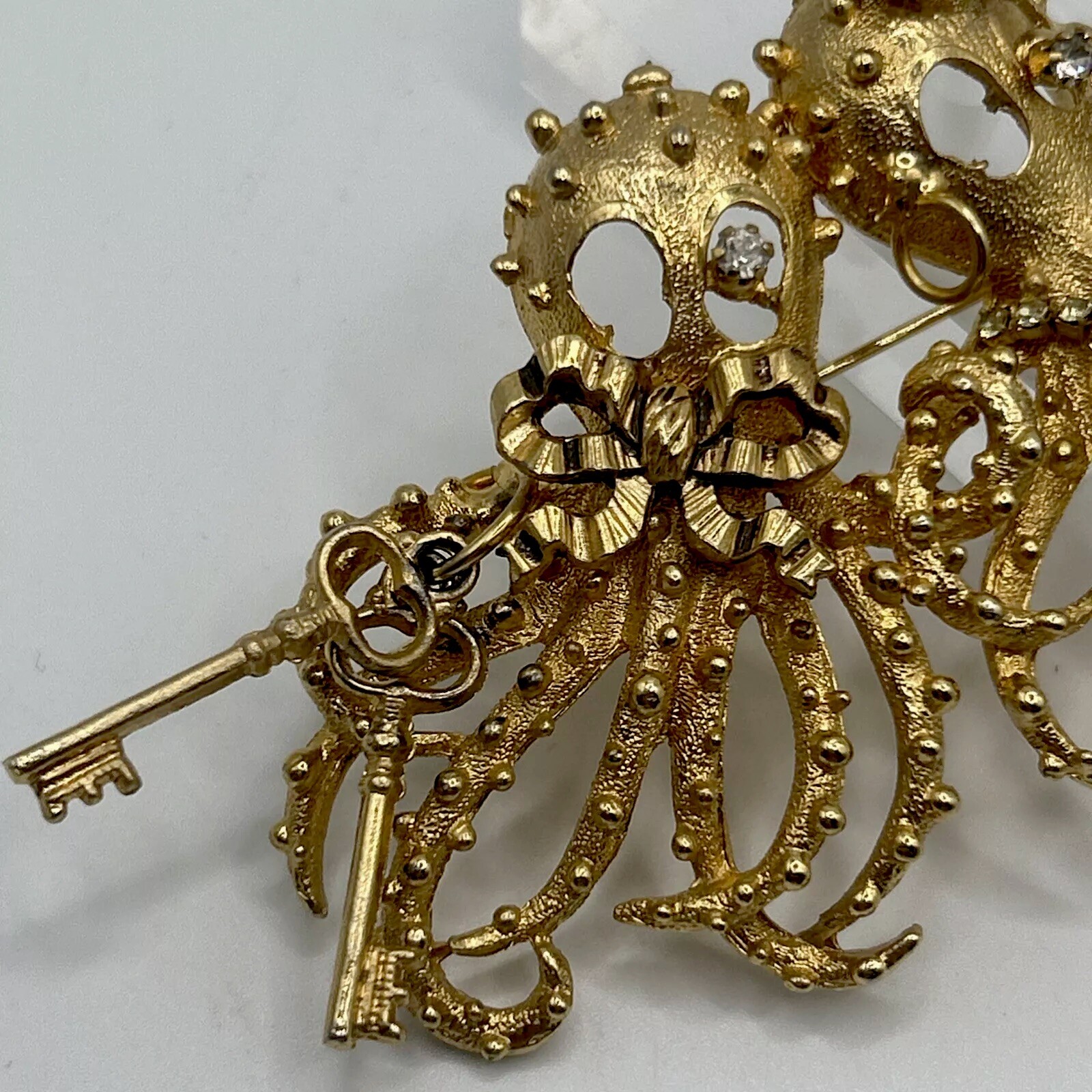 Vintage Kirk’s Folly Octopus Brooch Rare Discontinued Collectible Whimsical
