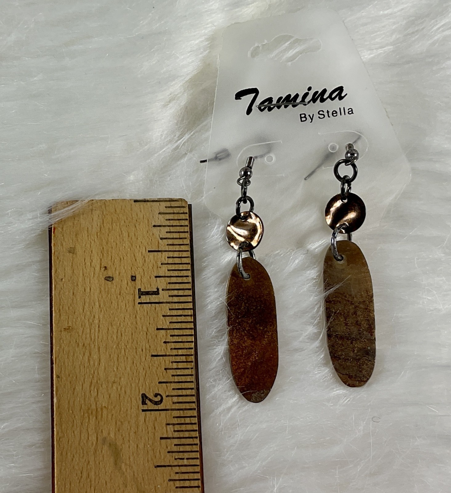 Vintage Jewelry Lot 4 Pieces Amber Brown Earth Tones Necklace Earrings