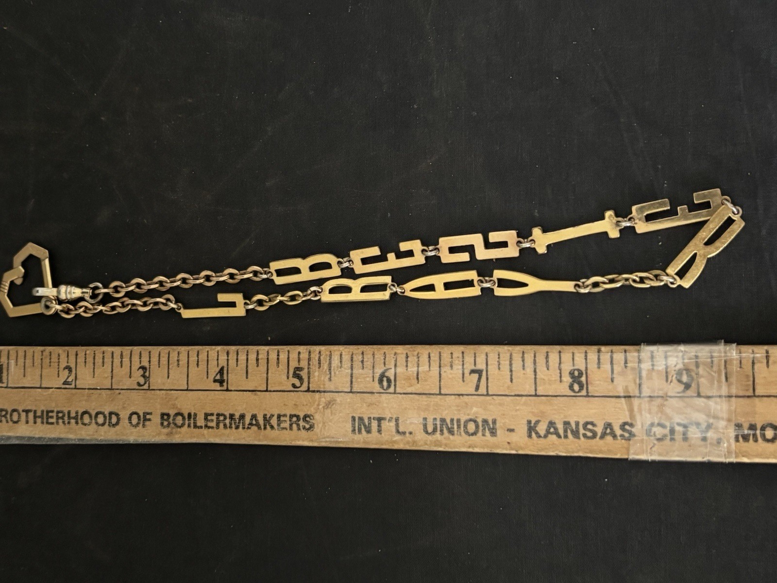 Vintage Kreisler Gold Filled ERNEST MEHRKENS Sister Clasp Watch Chain Necklace