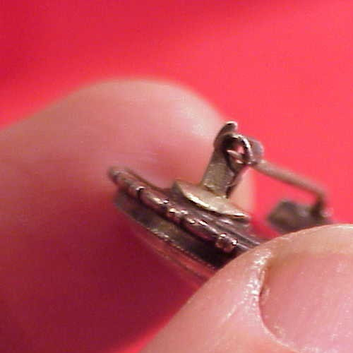 Vintage England Sterling Silver Butterfly Wing Sulphide CUPID ARROW Brooch