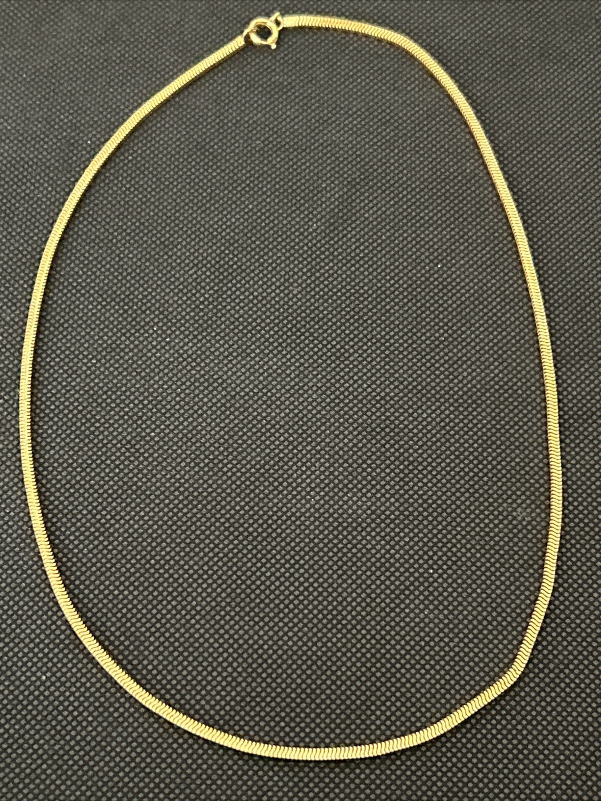 Necklace Chain Snake High Quality Gold Plated Gold Tone Americ KJ 19” GERMANY