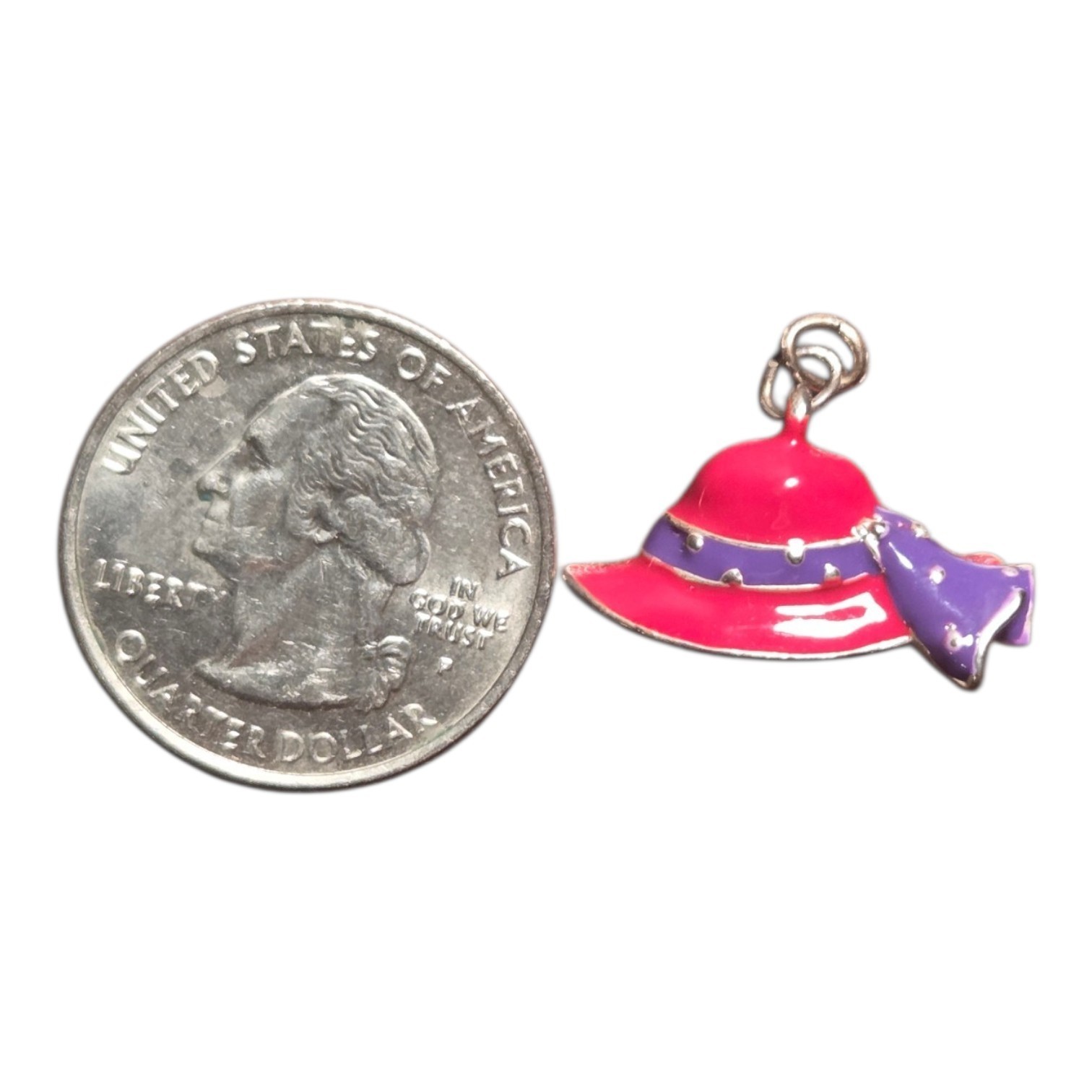Red Hat Society Enamel Pin Brooch & Charms Retro Jewelry Vintage