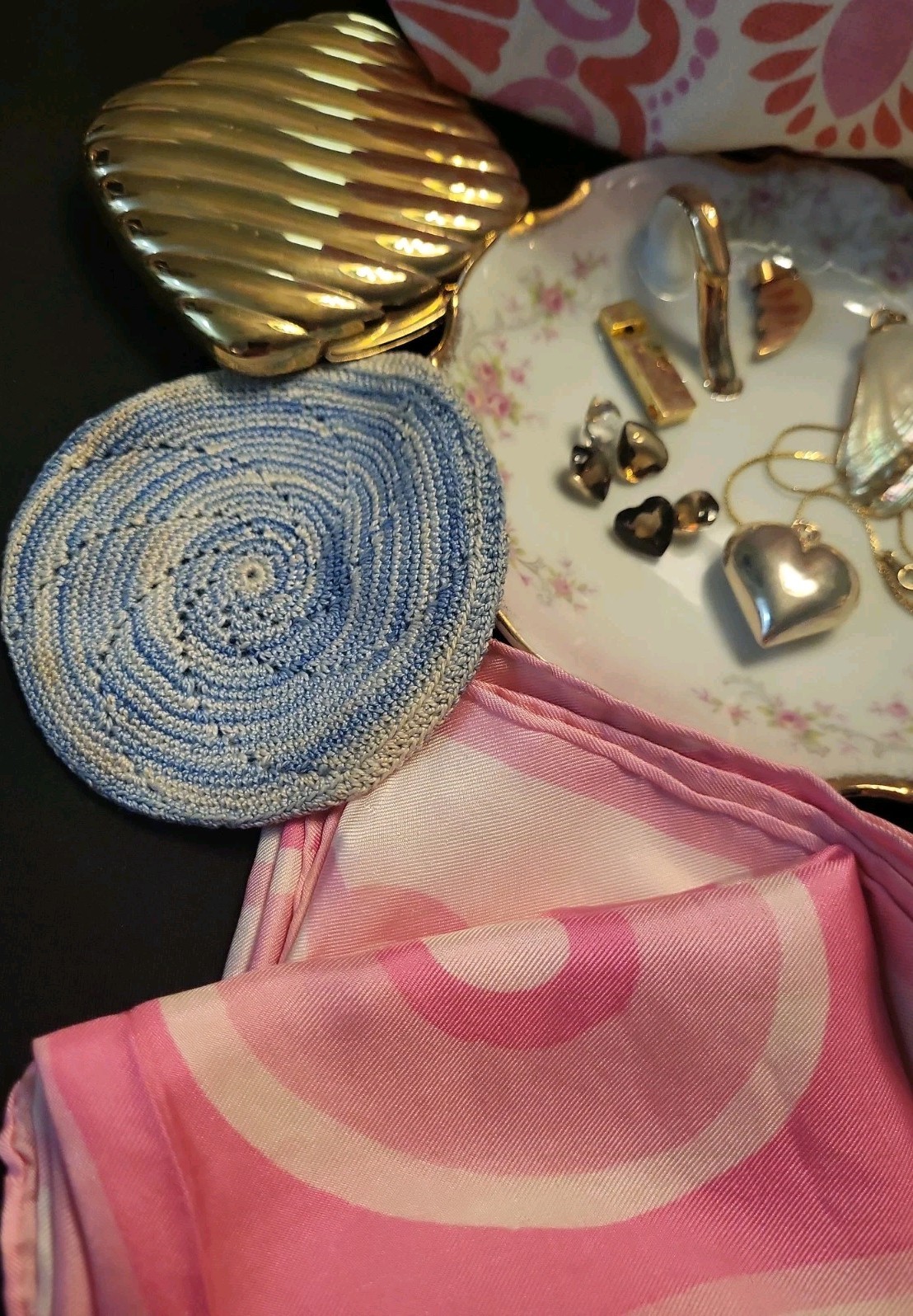 Vintage Now Ladies Mixed Lot Nappy Whiting & Davis Bag Compact Coin Purse More