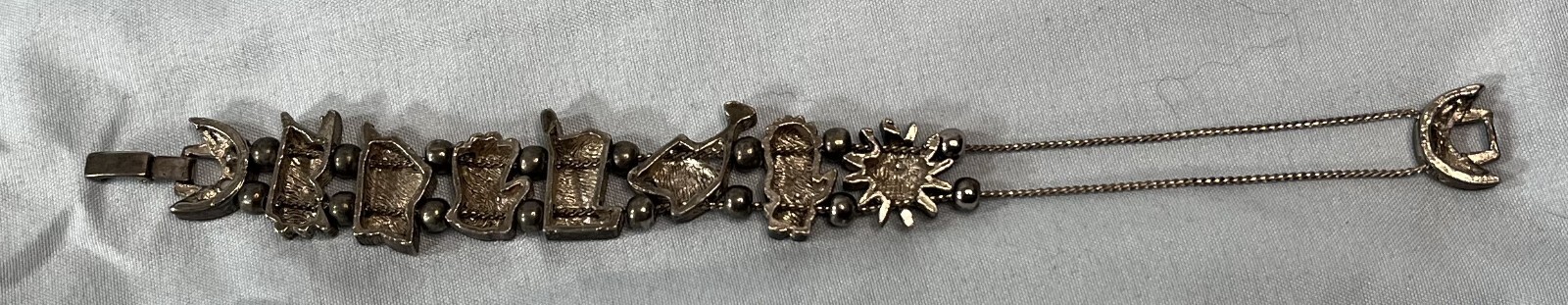 Vintage Gardening – Plants – Flowers – Earth Mother – Charm Bracelet – Metal