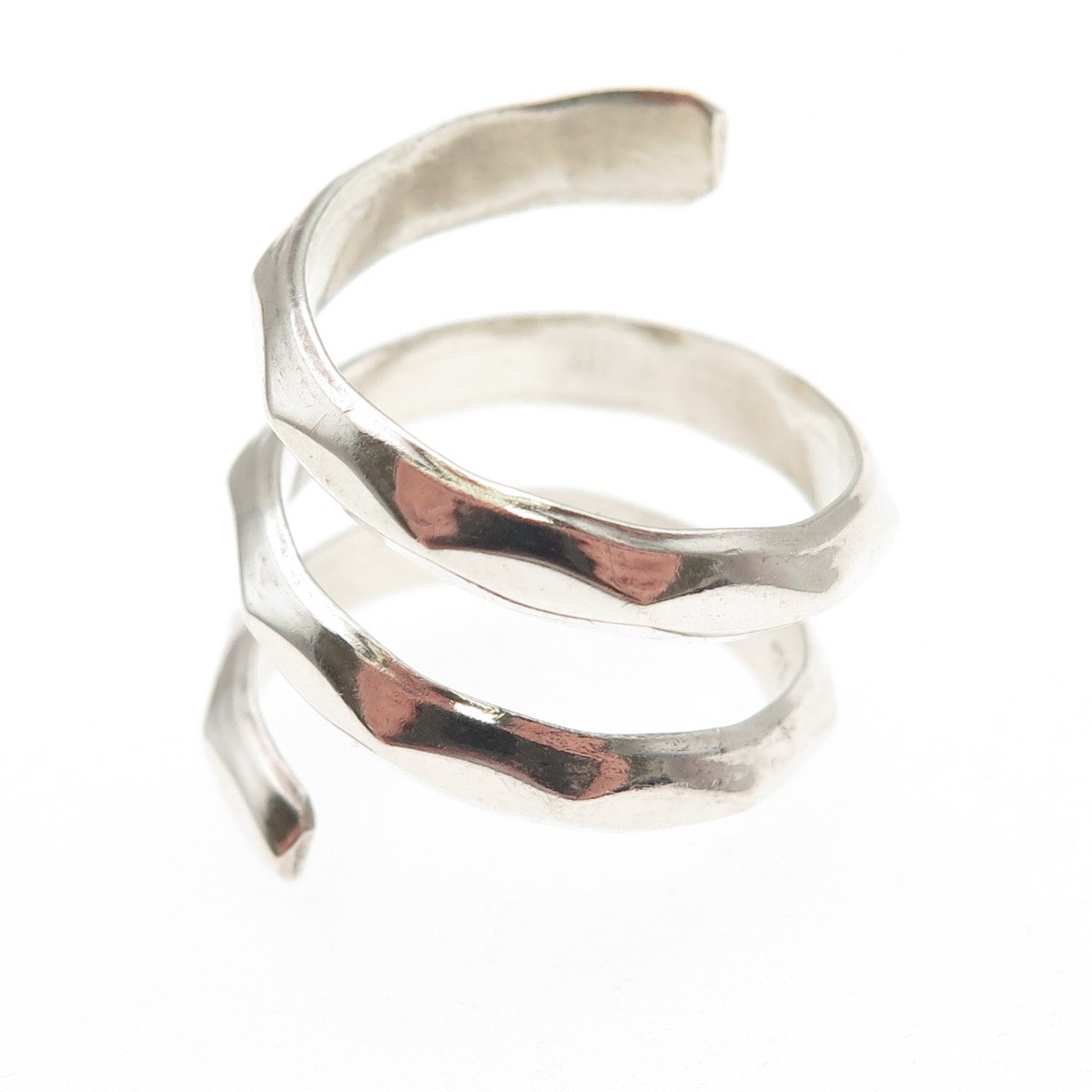 Dominique Dinouart Sterling Vintage Mexico Modernist Adjustable Ring Size 8.25