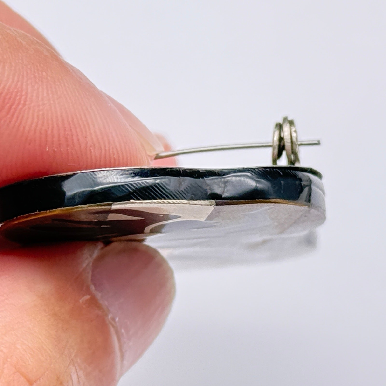 Vintage Dancer Mixed Metal Sterling Silver Pin Brooch