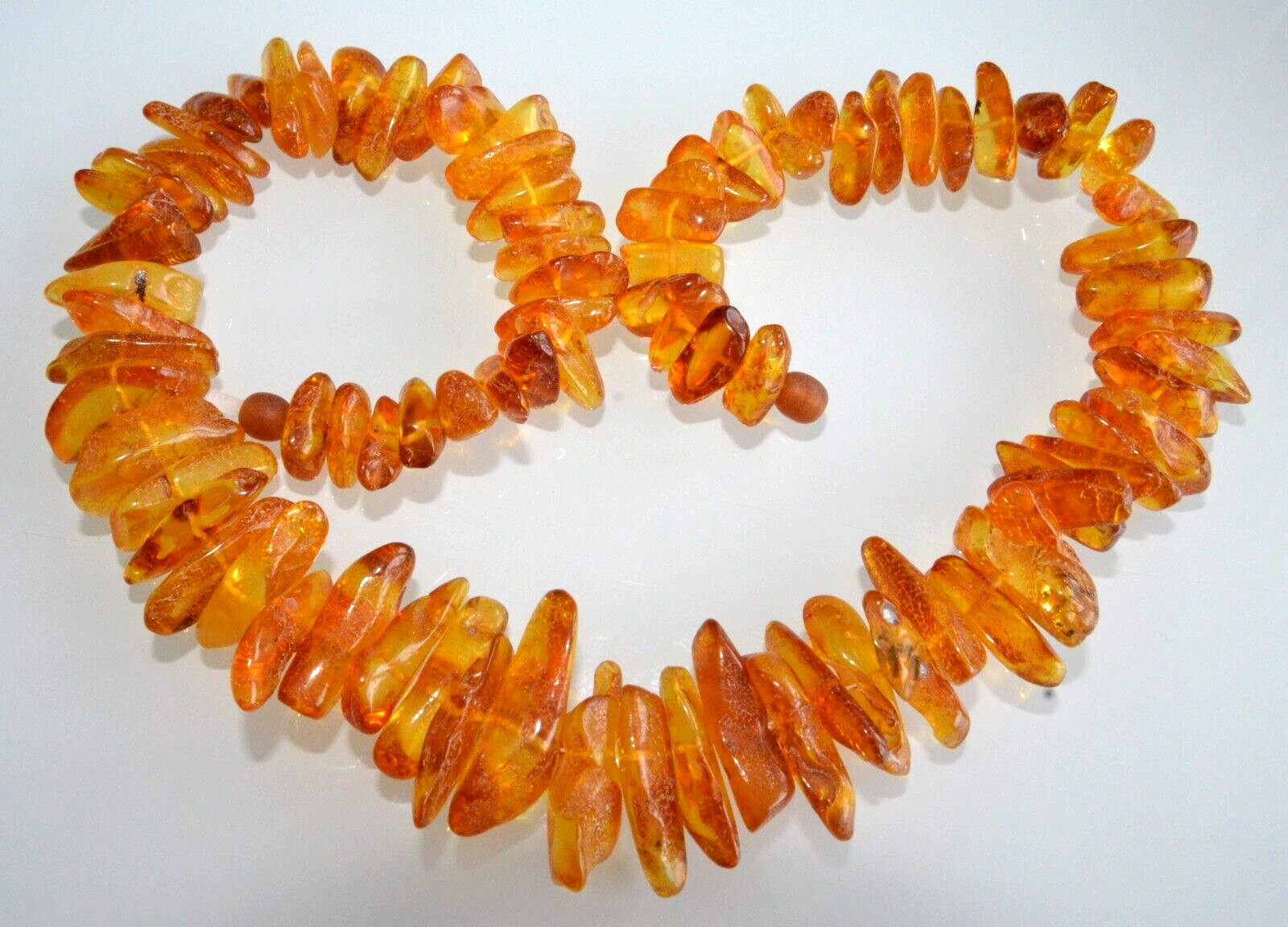 69gr RUSSIAN SOVIET BALTIC AMBER BEAD NECKLACE 琥珀 BRACELET STONE PENDANT EARRING