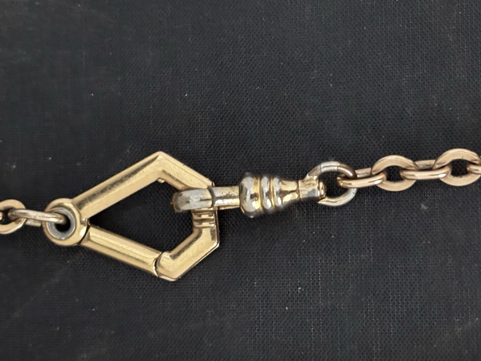 Vintage Kreisler Gold Filled ERNEST MEHRKENS Sister Clasp Watch Chain Necklace