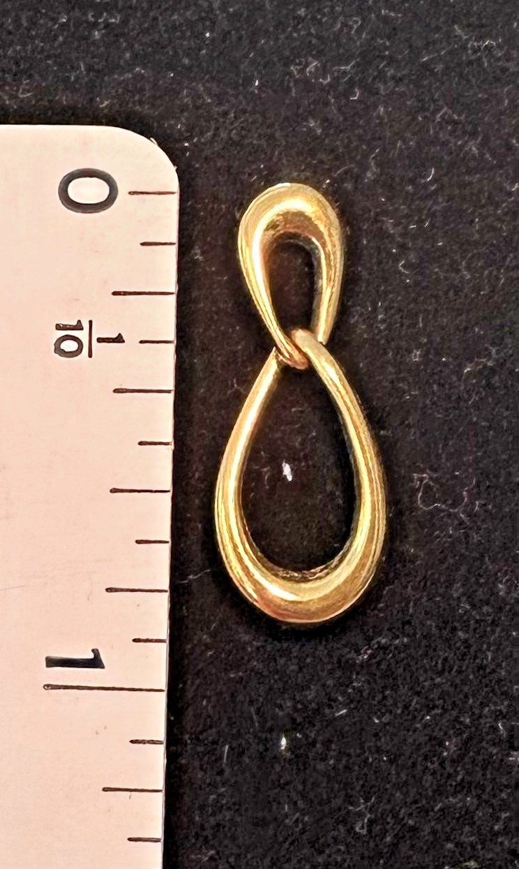 Vintage Monet Gold Tone Linked Droplet Earrings – Pierced, Very Light Weight
